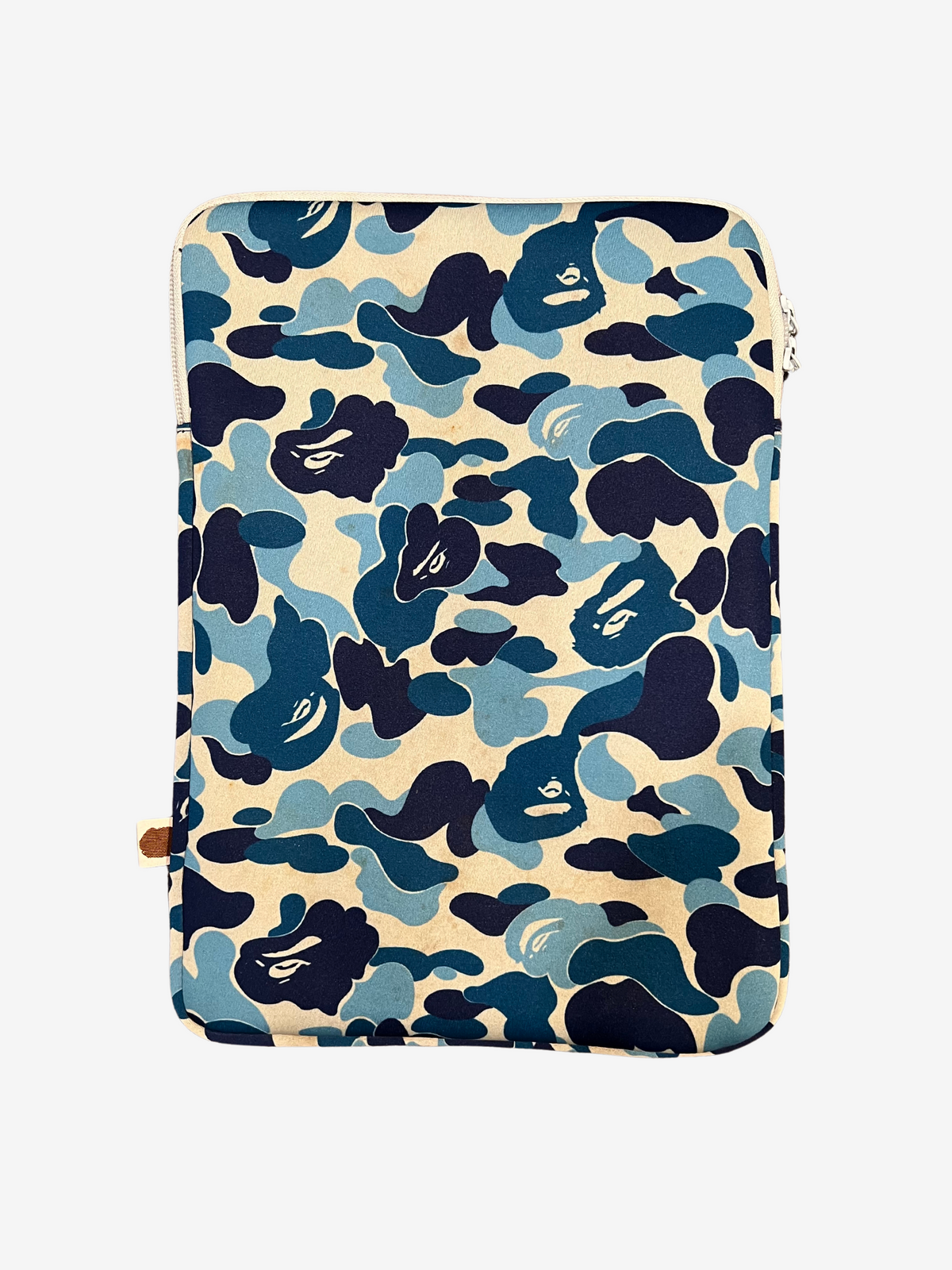 BAPE Blue ABC Camo 13 Inch Laptop Case 2