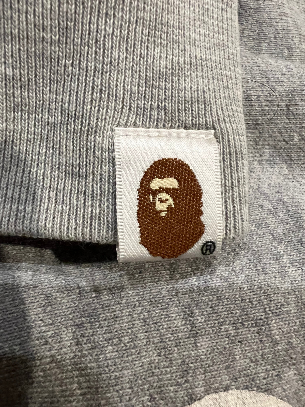 BAPE Gray Beijing Store Exclusive Camo Full Zip Up Shark Hoodie 6