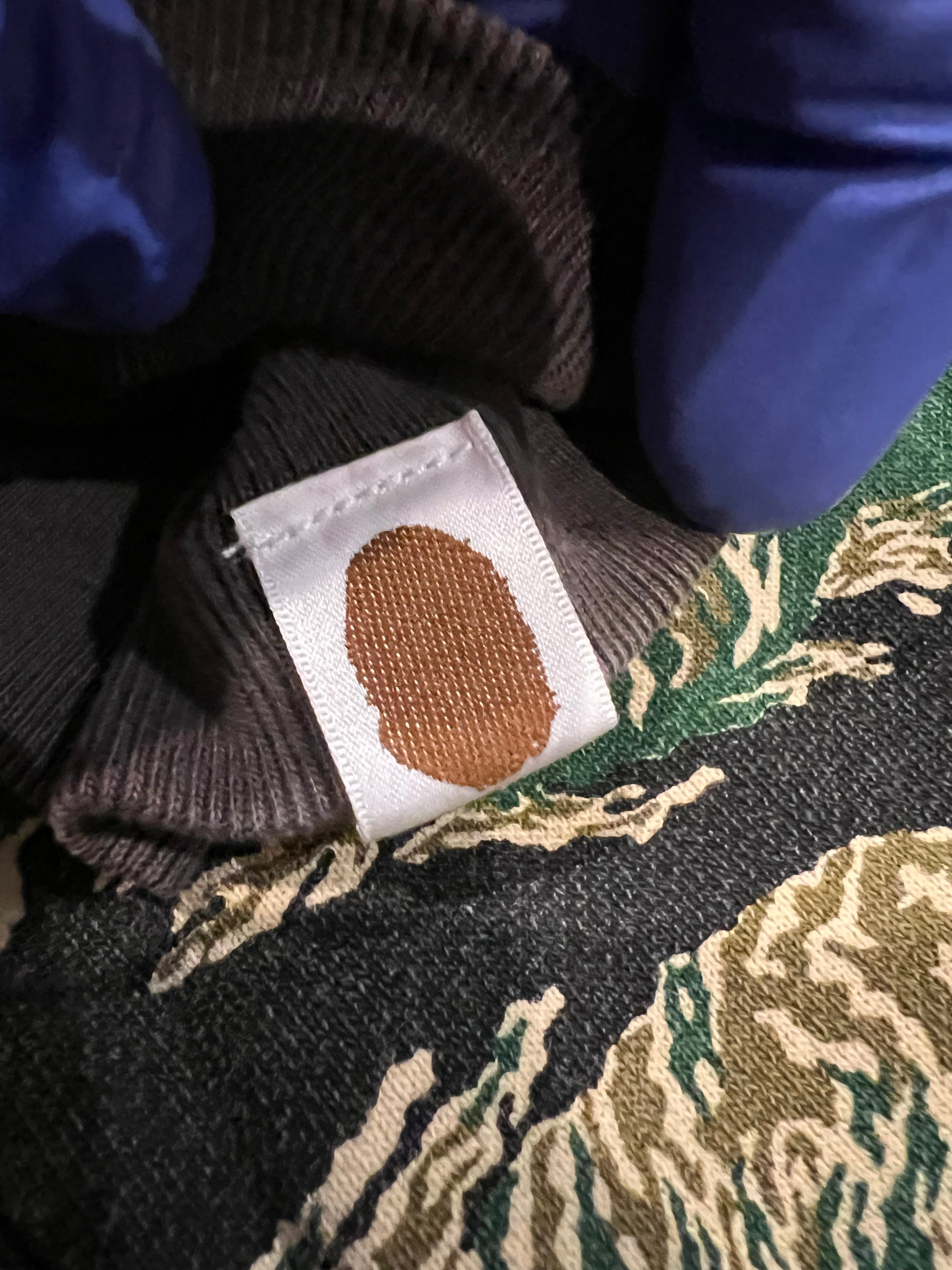 BAPE Green URSUS Forest Camo Full Zip Up Shark Hoodie 11