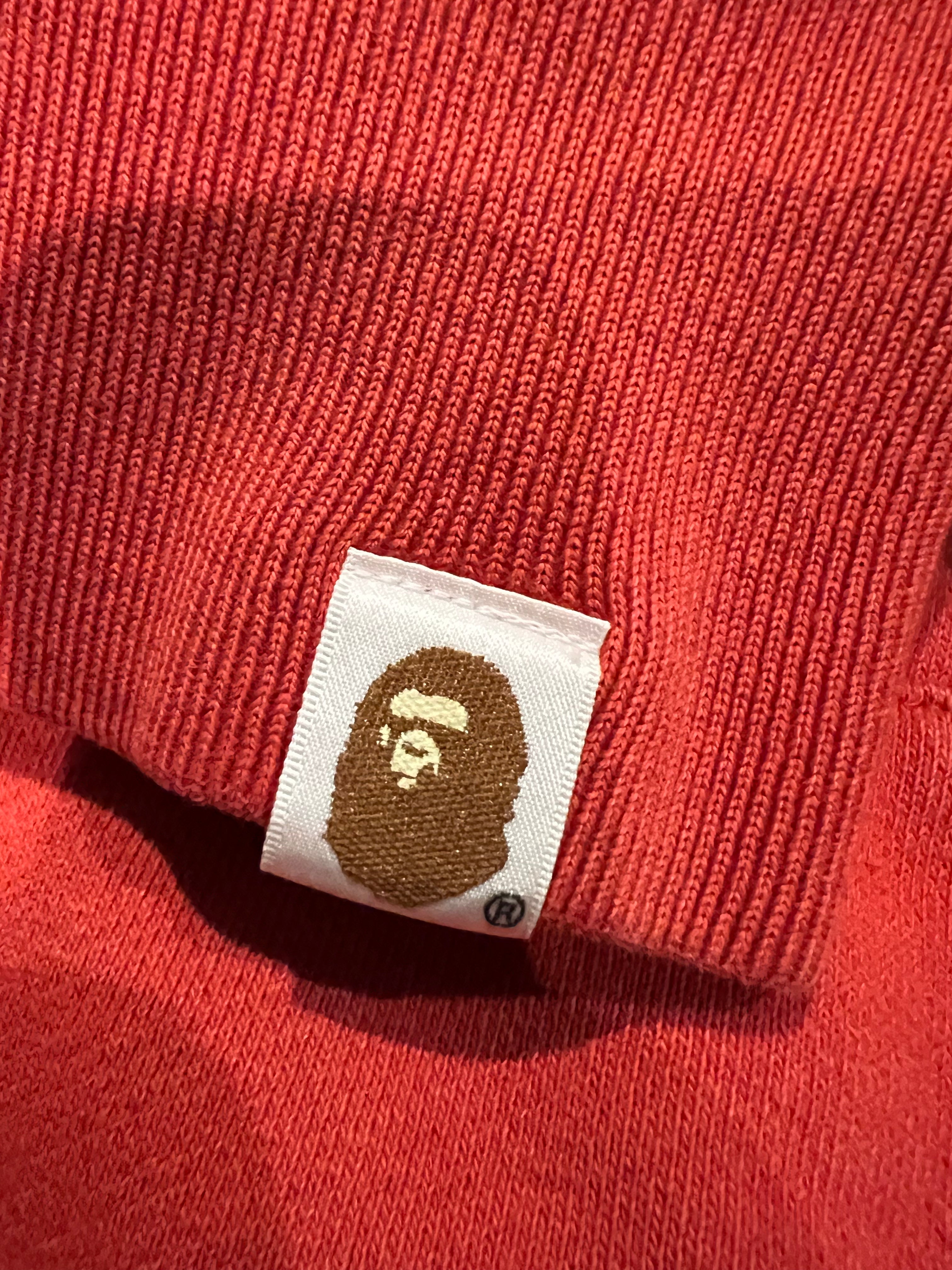BAPE Red Camo Full Zip Up Shark Hoodie 8