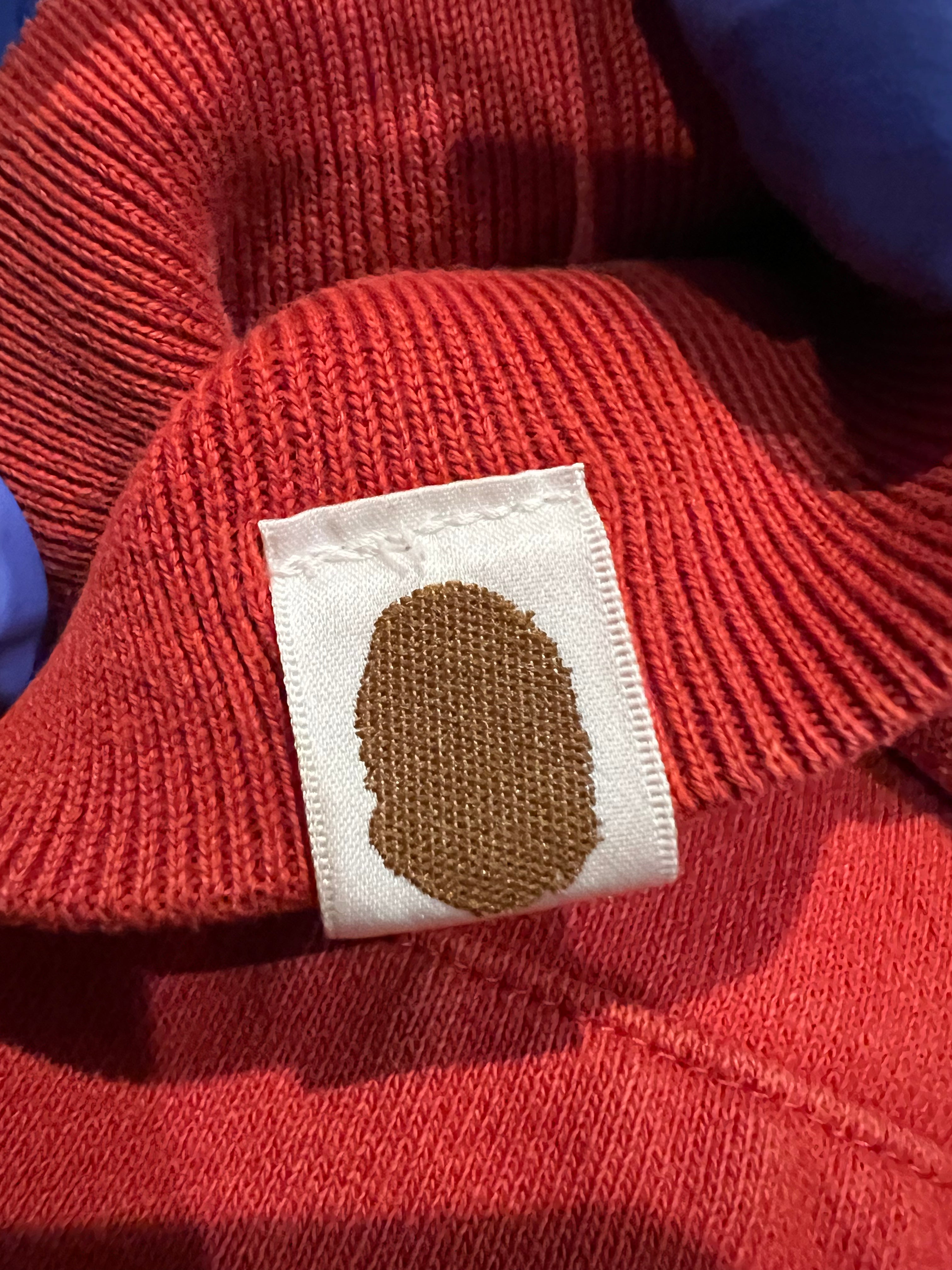 BAPE Red Camo Full Zip Up Shark Hoodie 9