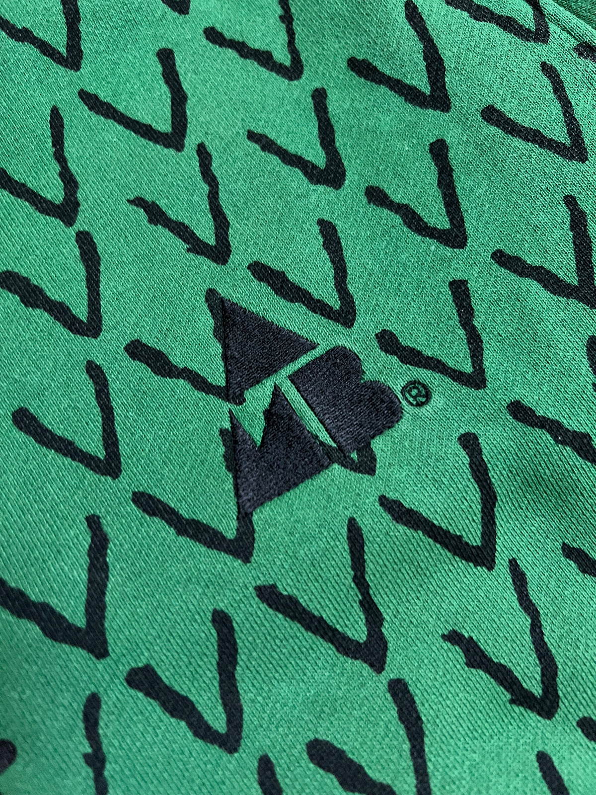BAPE x Ambush Gray/Green Half Jacket Full Zip Up Shark Hoodie 7