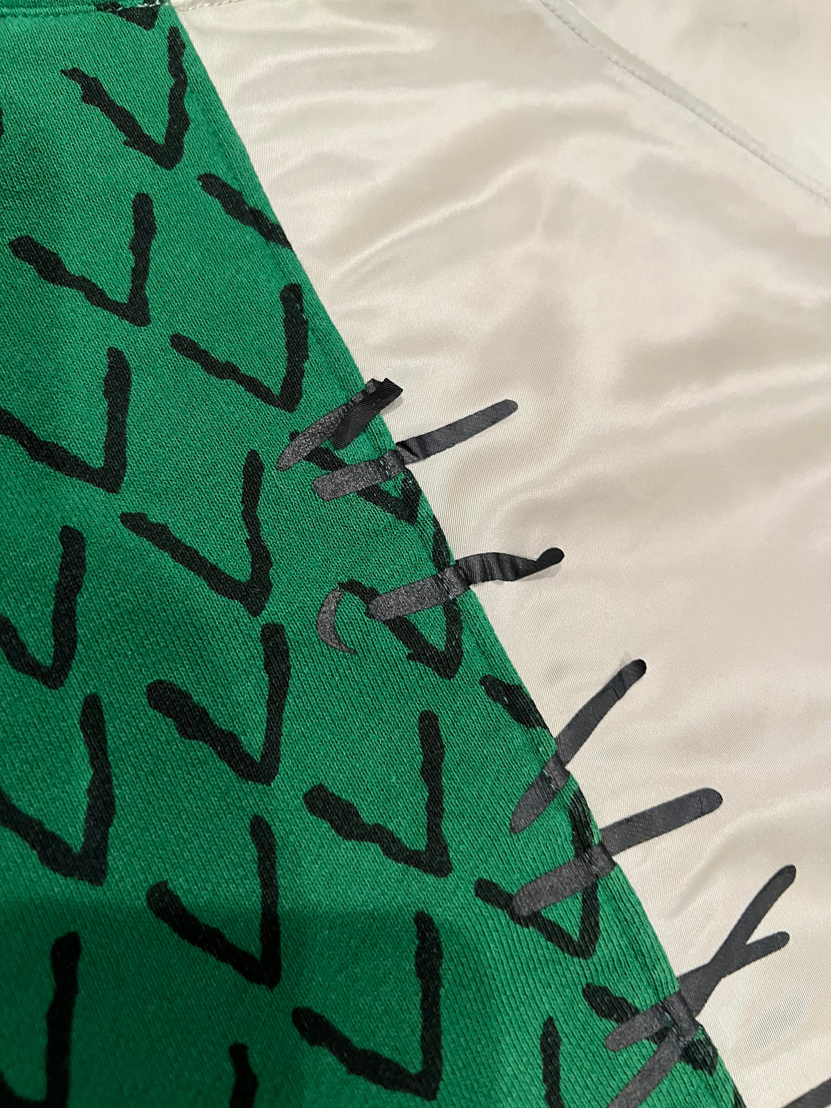 BAPE x Ambush Gray/Green Half Jacket Full Zip Up Shark Hoodie 6