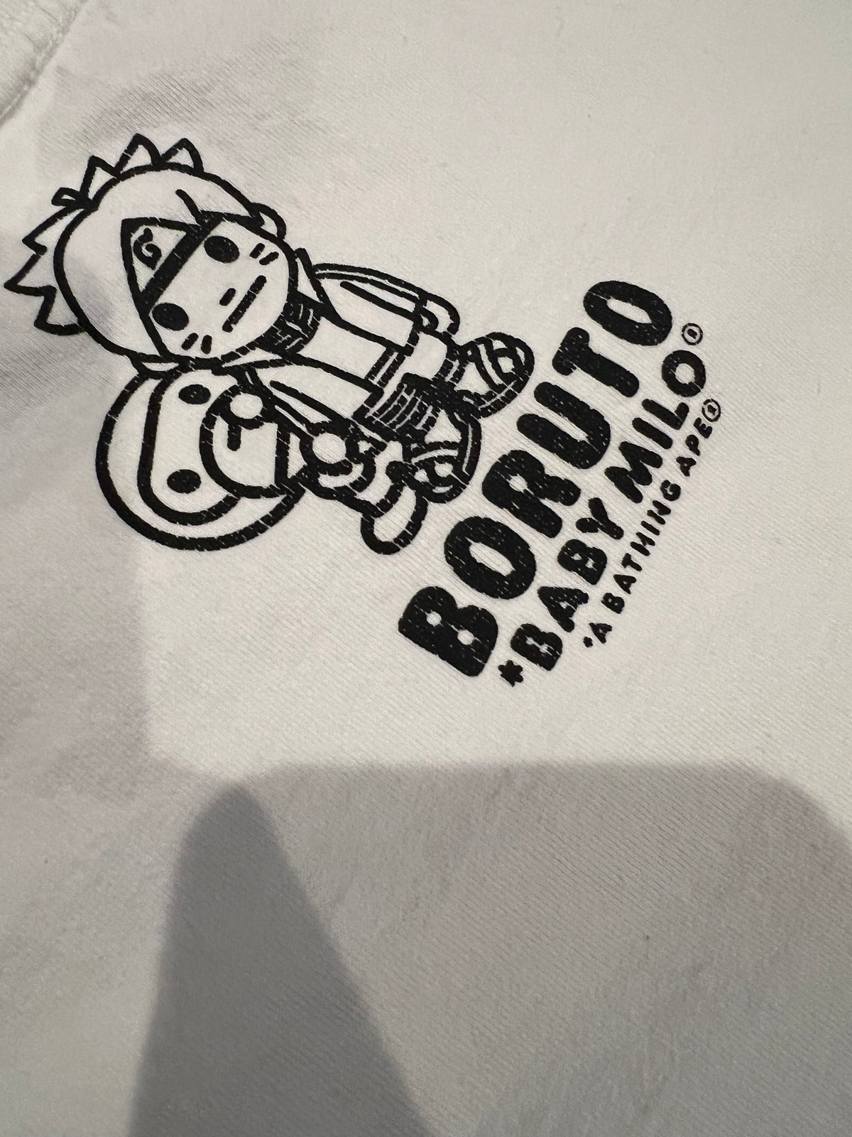 BAPE x Boruto White Next Generations T-Shirt 5