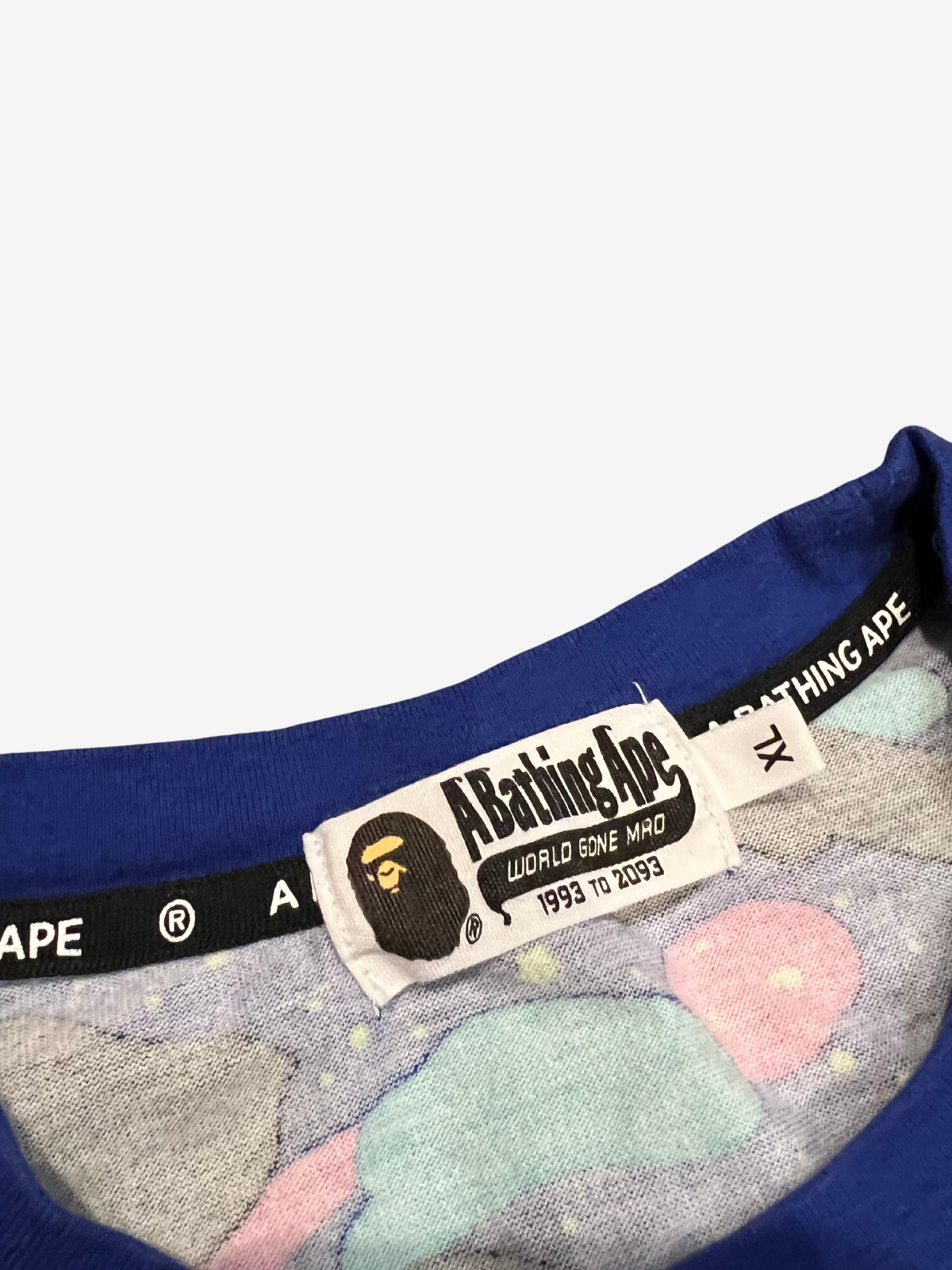 BAPE x Kid Cudi Blue Moon Man Space Camo T-Shirt 4