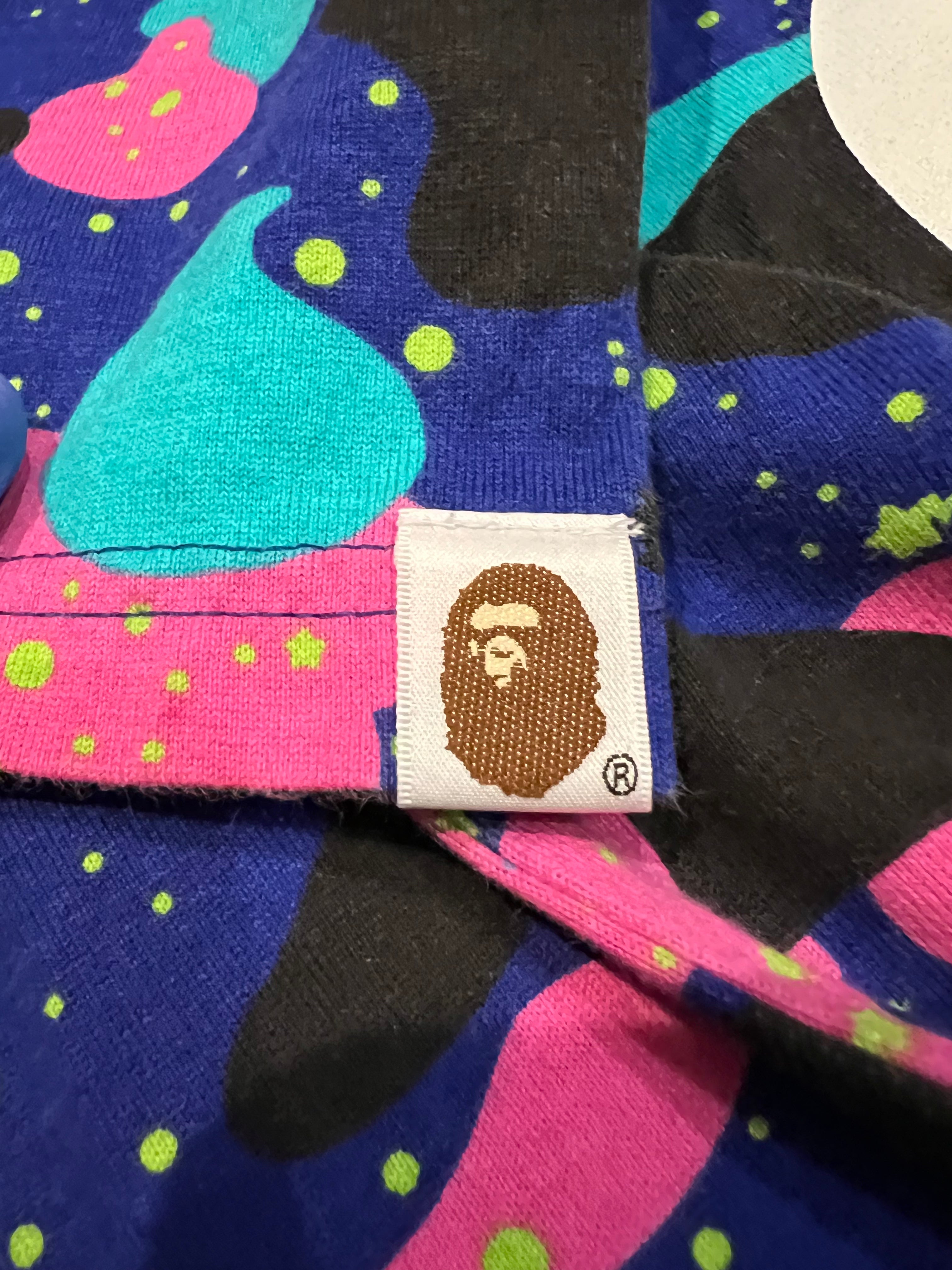 BAPE x Kid Cudi Blue Moon Man Space Camo T-Shirt 5