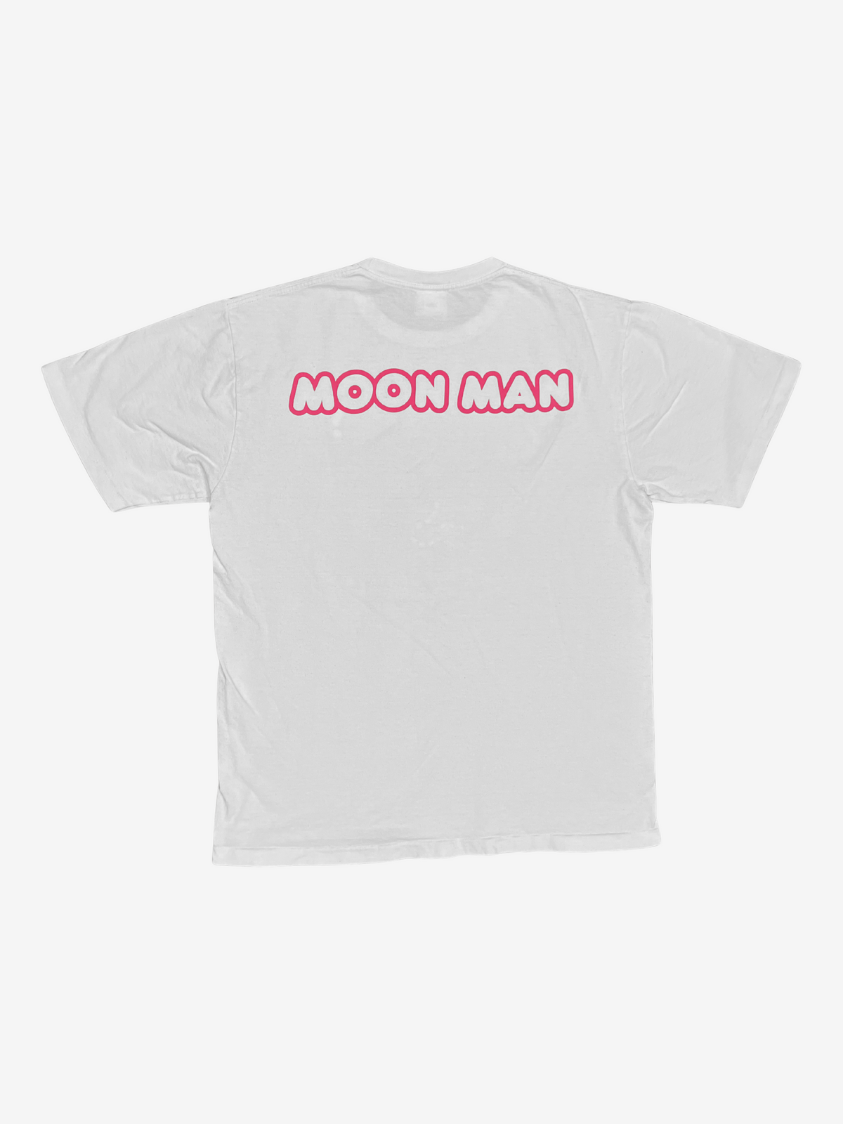 BAPE x Kid Cudi White Moon Man College Logo T-Shirt 2