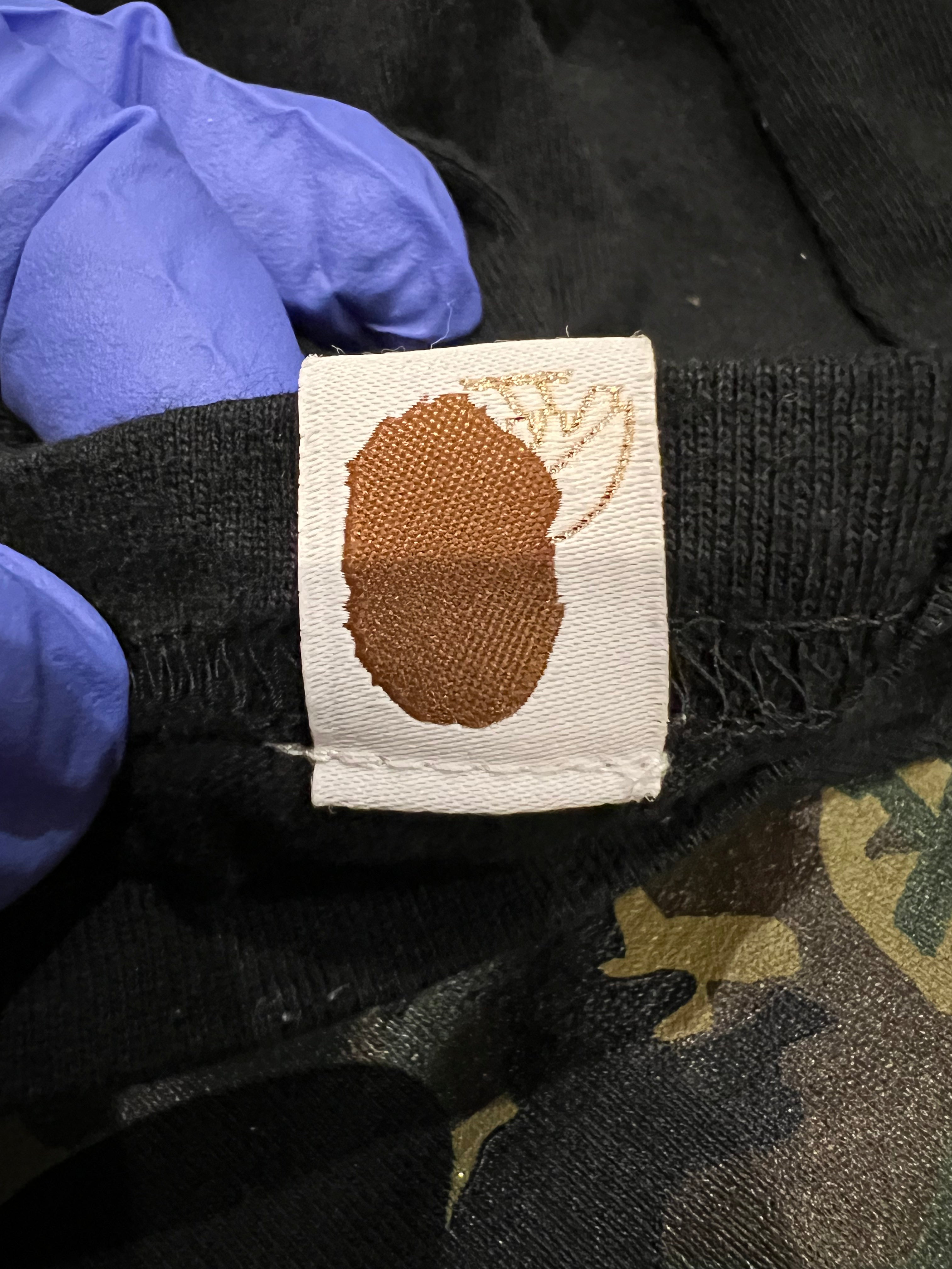 BAPE x OVO Black Owl Camo Ape Head T-Shirt 7
