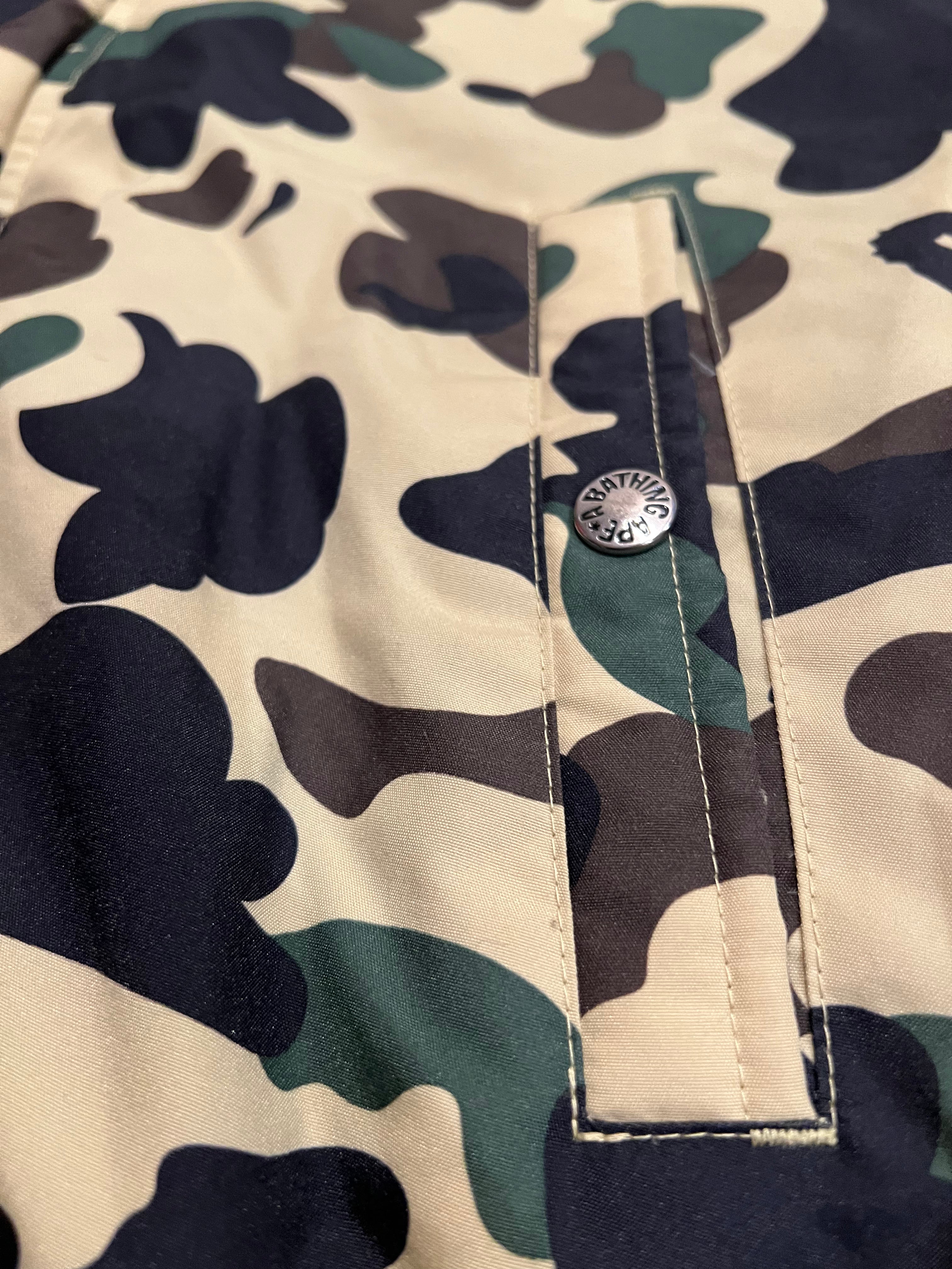 BAPE Yellow First Camo Puffer Jacket 3