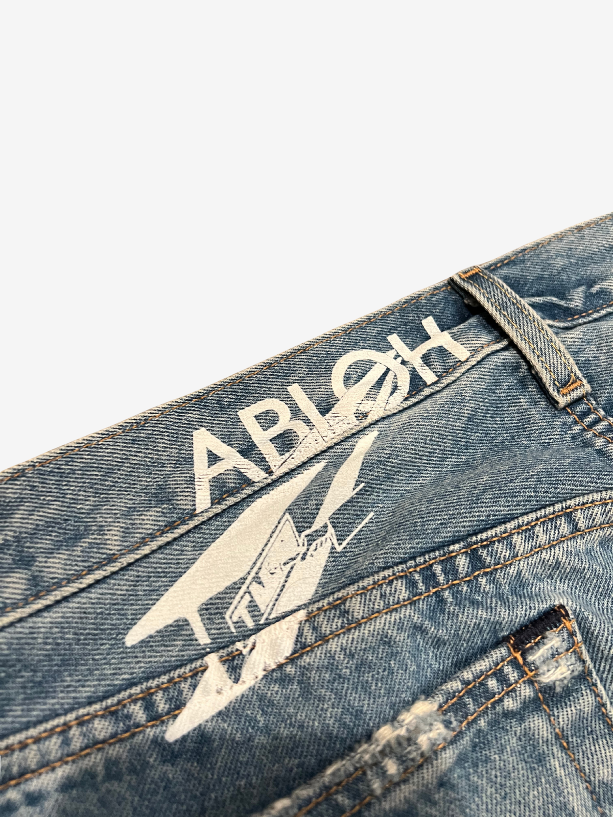 Denim Tears x Virgil Abloh Candle Stick Levi's Denim Jean 8