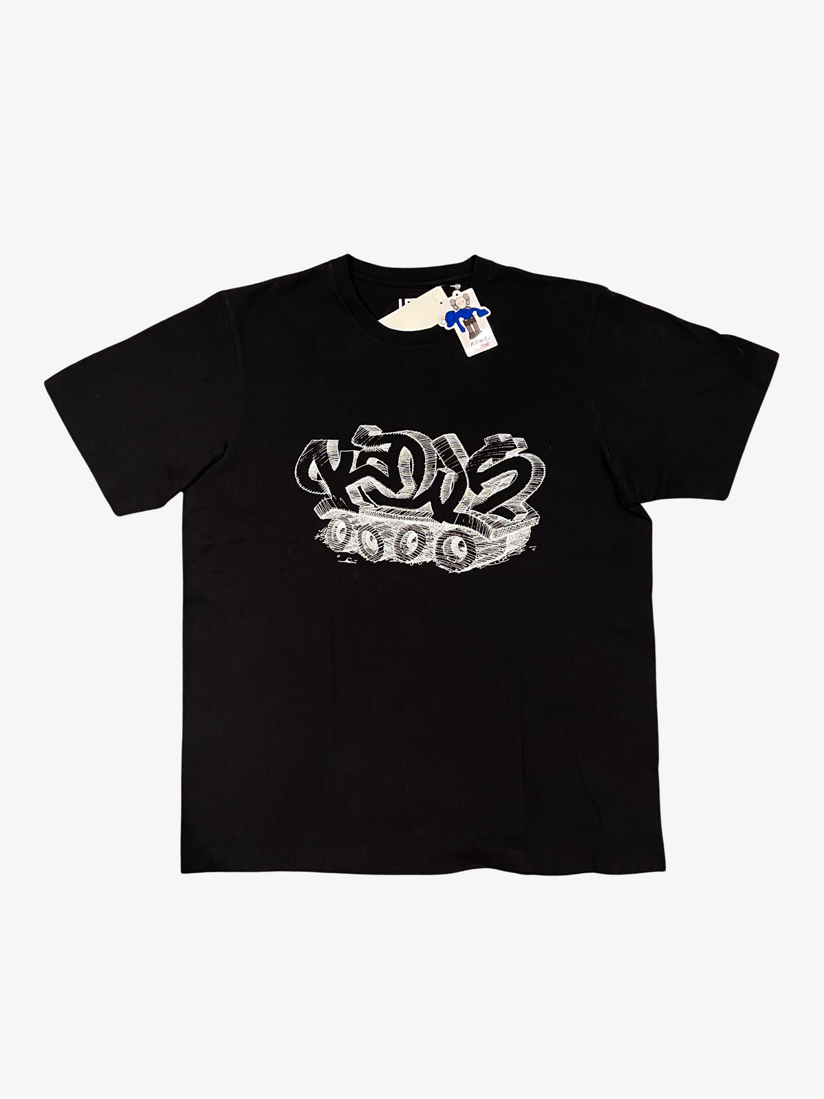 Kaws x Uniqlo Black Wordmark T-Shirt