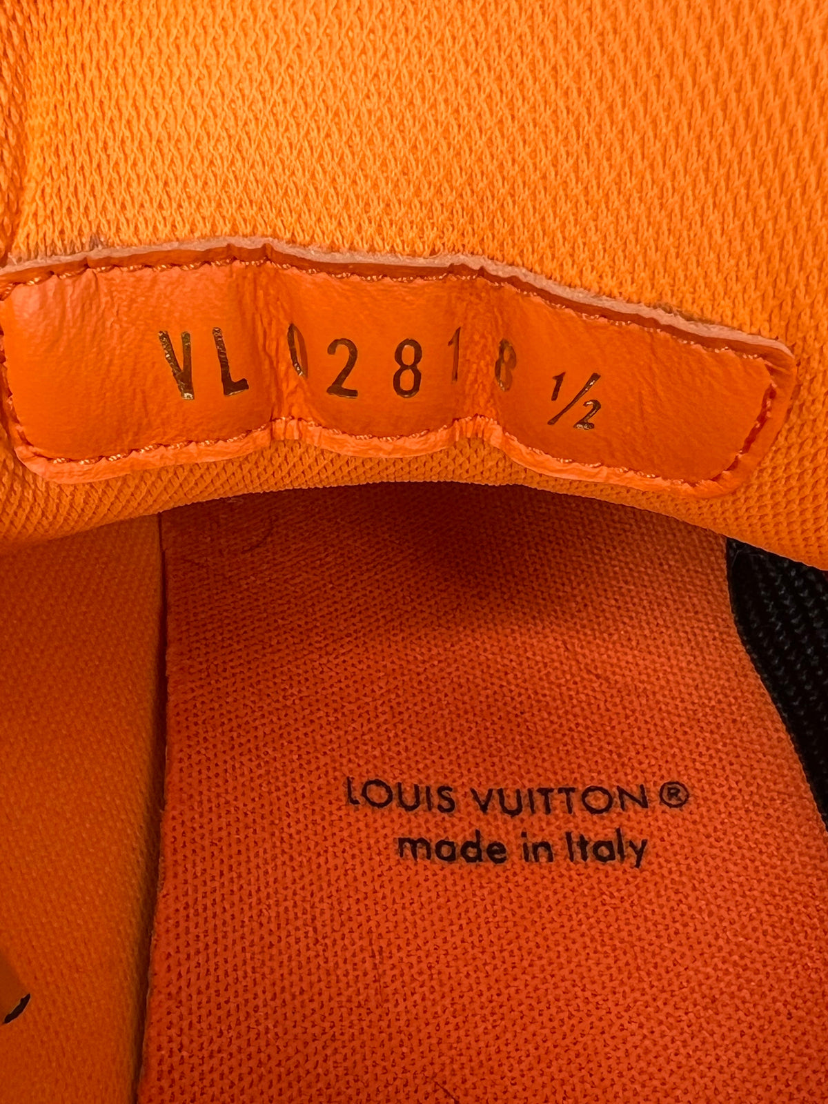 Louis Vuitton Orange Trainer Sneaker 10