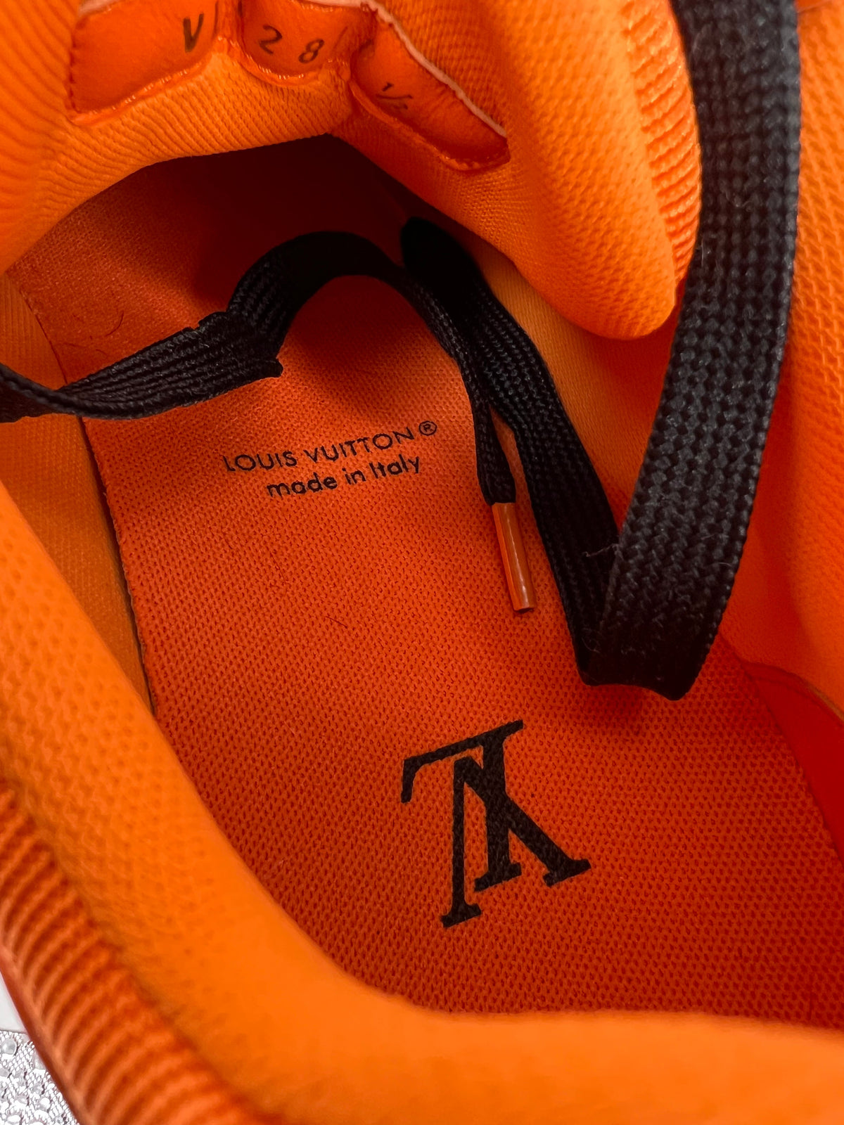 Louis Vuitton Orange Trainer Sneaker 9