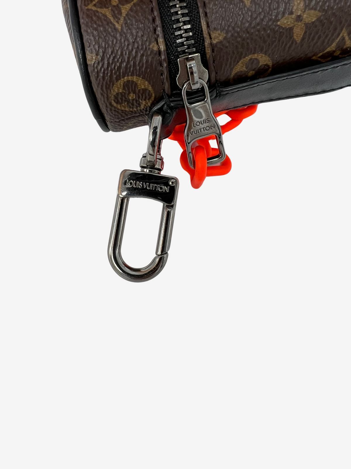 Louis Vuitton Virgil Abloh Monogram Barrel Pouch Bag Charm 5