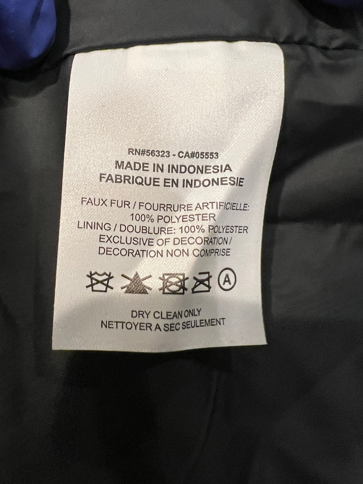 Nike Black Faux Fur Swoosh Long Coat 5