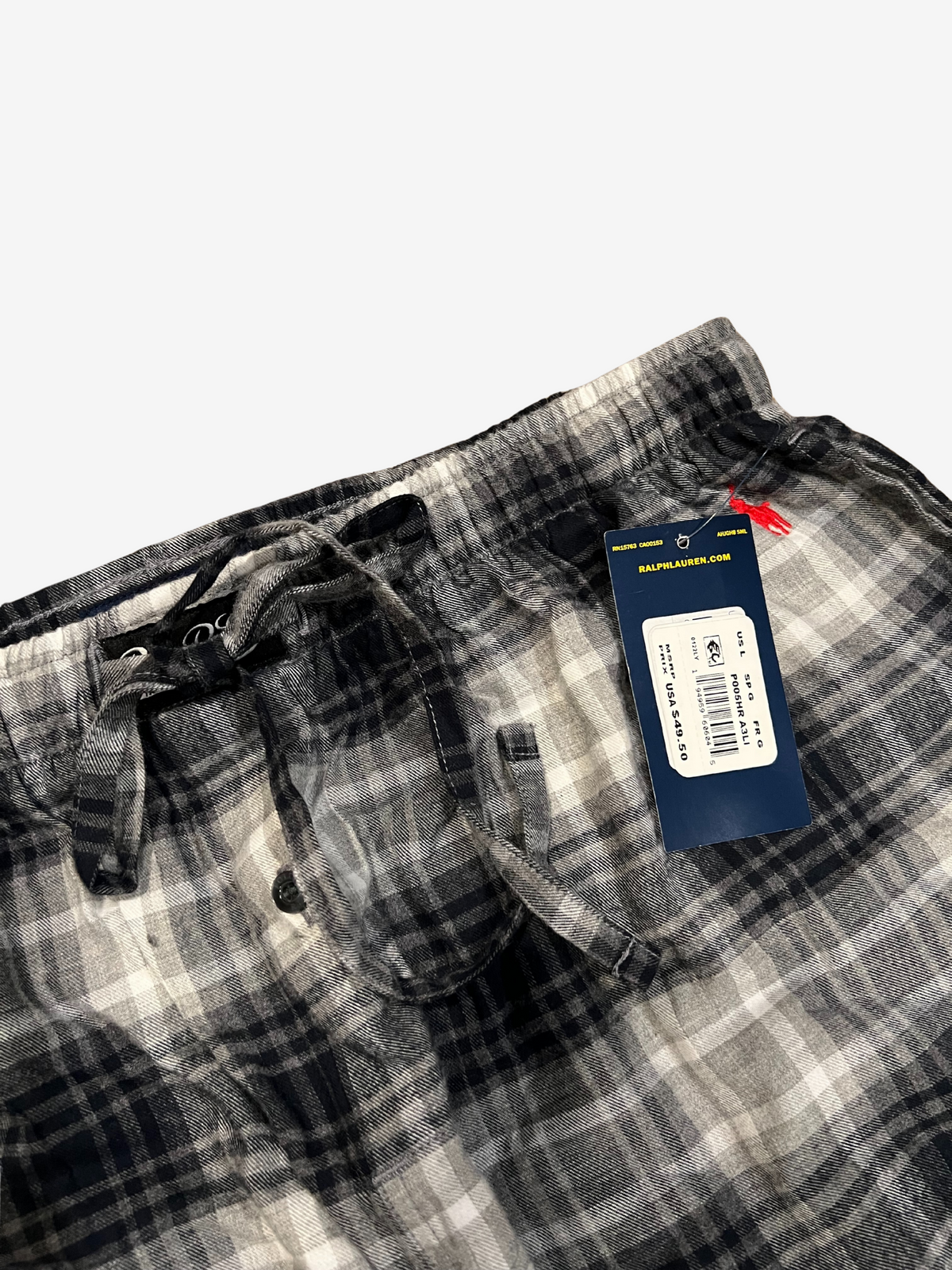 Polo Ralph Lauren Black and White Plaid Pajama Pant 3