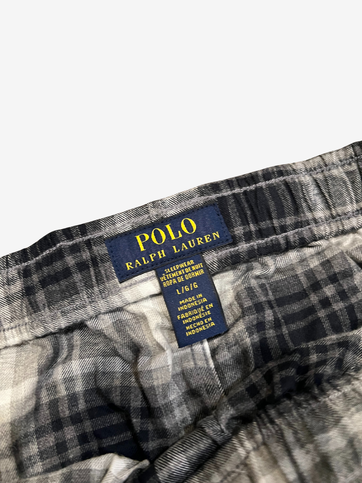 Polo Ralph Lauren Black and White Plaid Pajama Pant 4