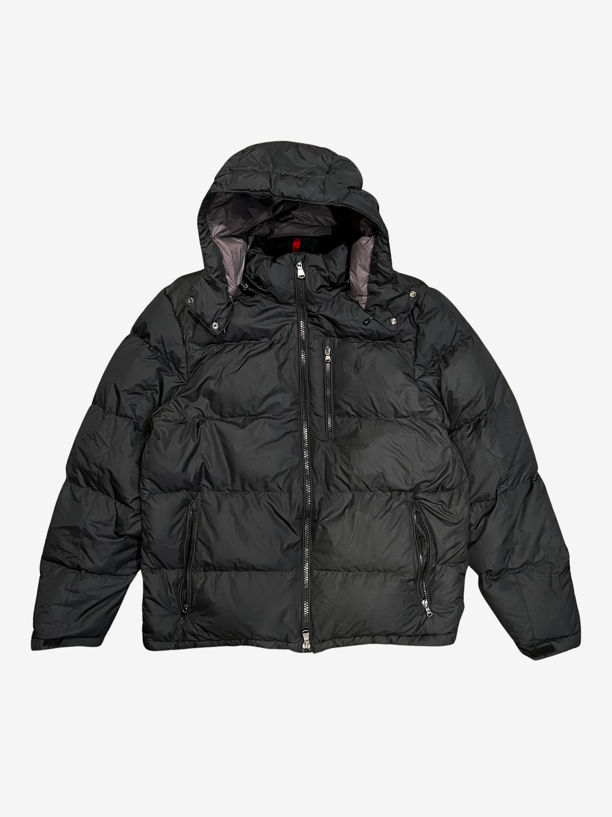 Polo Ralph Lauren Black Small Pony Puffer Jacket