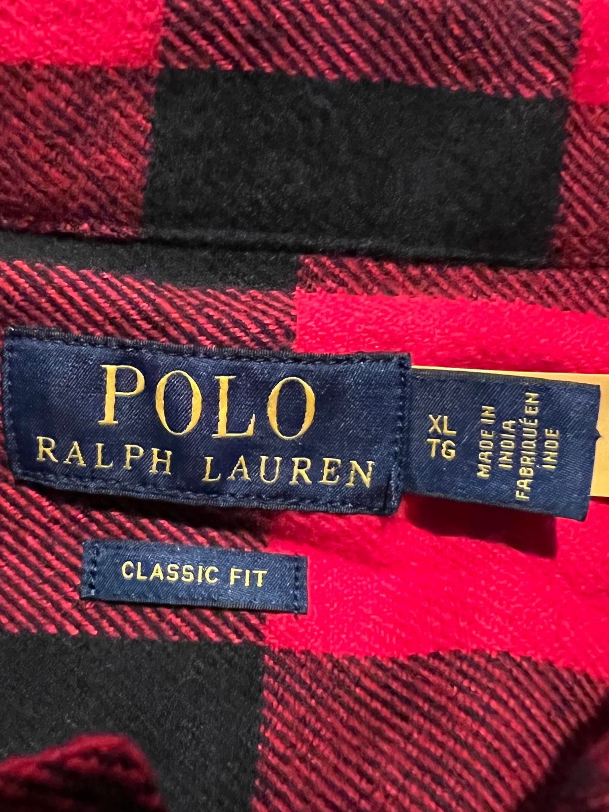 Polo Ralph Lauren Red Plaid Checkered Winter Flannel 4