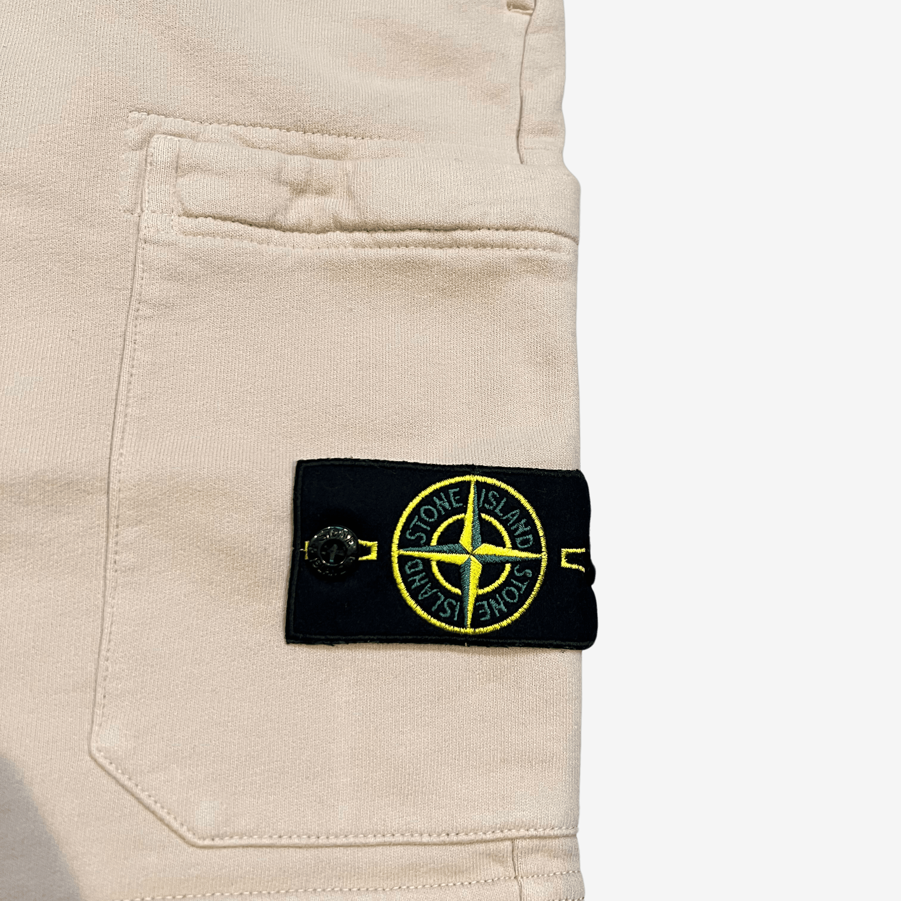 Stone Island Cream Bermuda Shorts 3