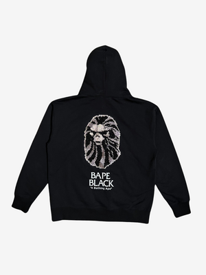 Camiseta negra con estampado de camuflaje Psyche
