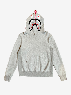 Gray Pink ABC Camo Pullover Shark Hoodie
