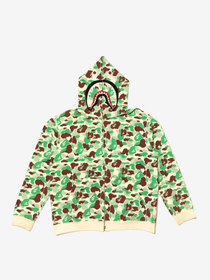Mint 2007 Sendai Store Exclusive Camo Full Zip Up Shark Hoodie