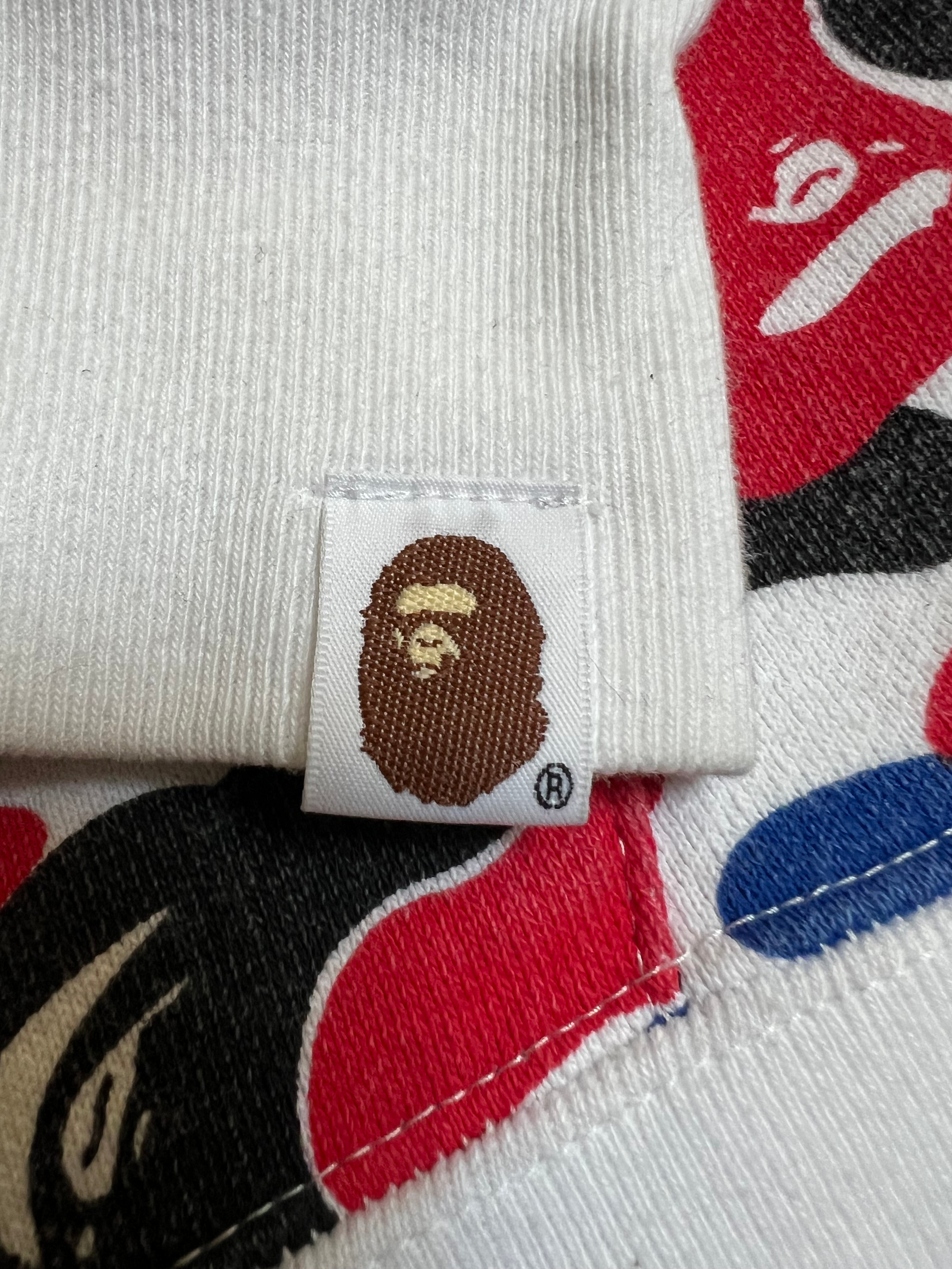 BAPE Red 2024 London Store Exclusive Camo Full Zip Up Shark Hoodie HYPEVAULT 7