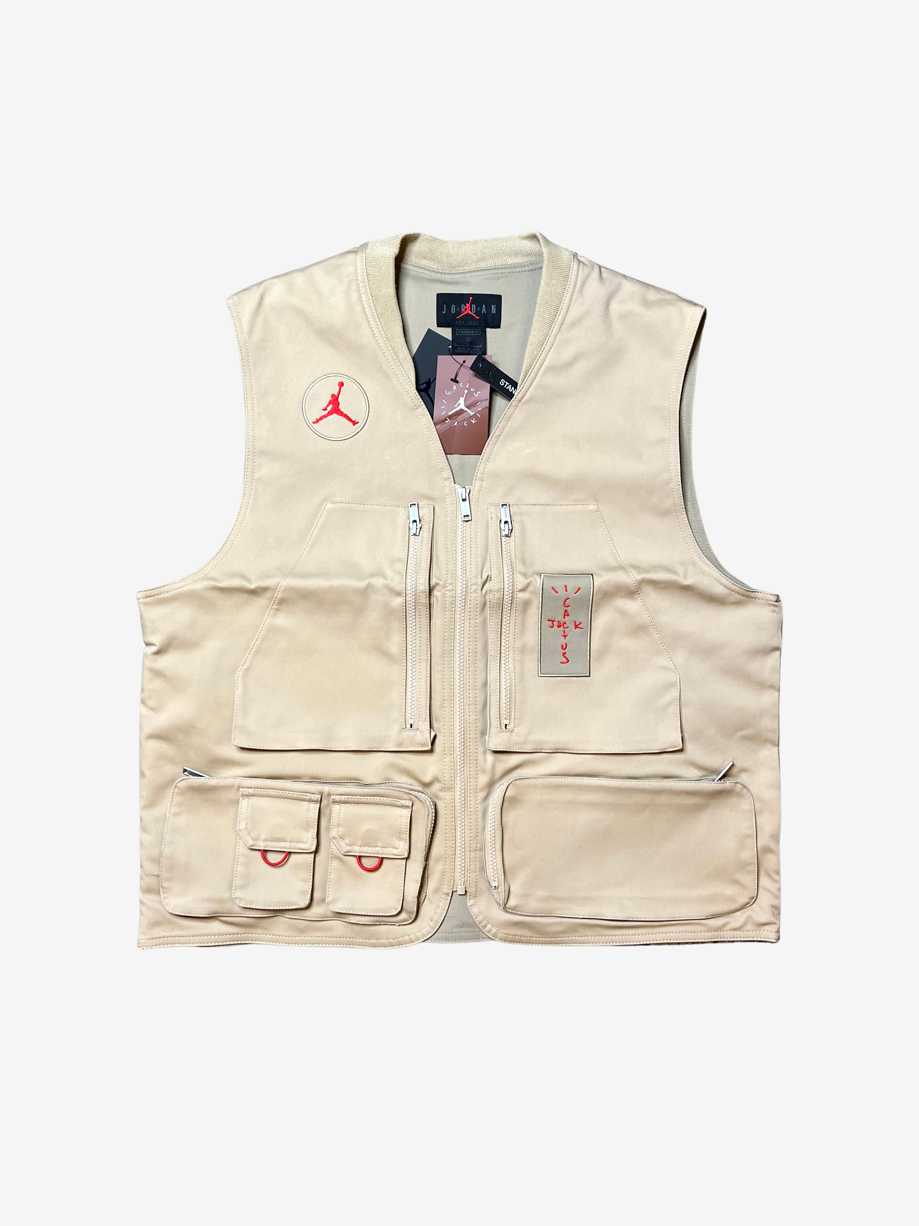 Cactus Jack x Travis Scott x Air Jordan Desert Khaki Utility Vest CW3169-201