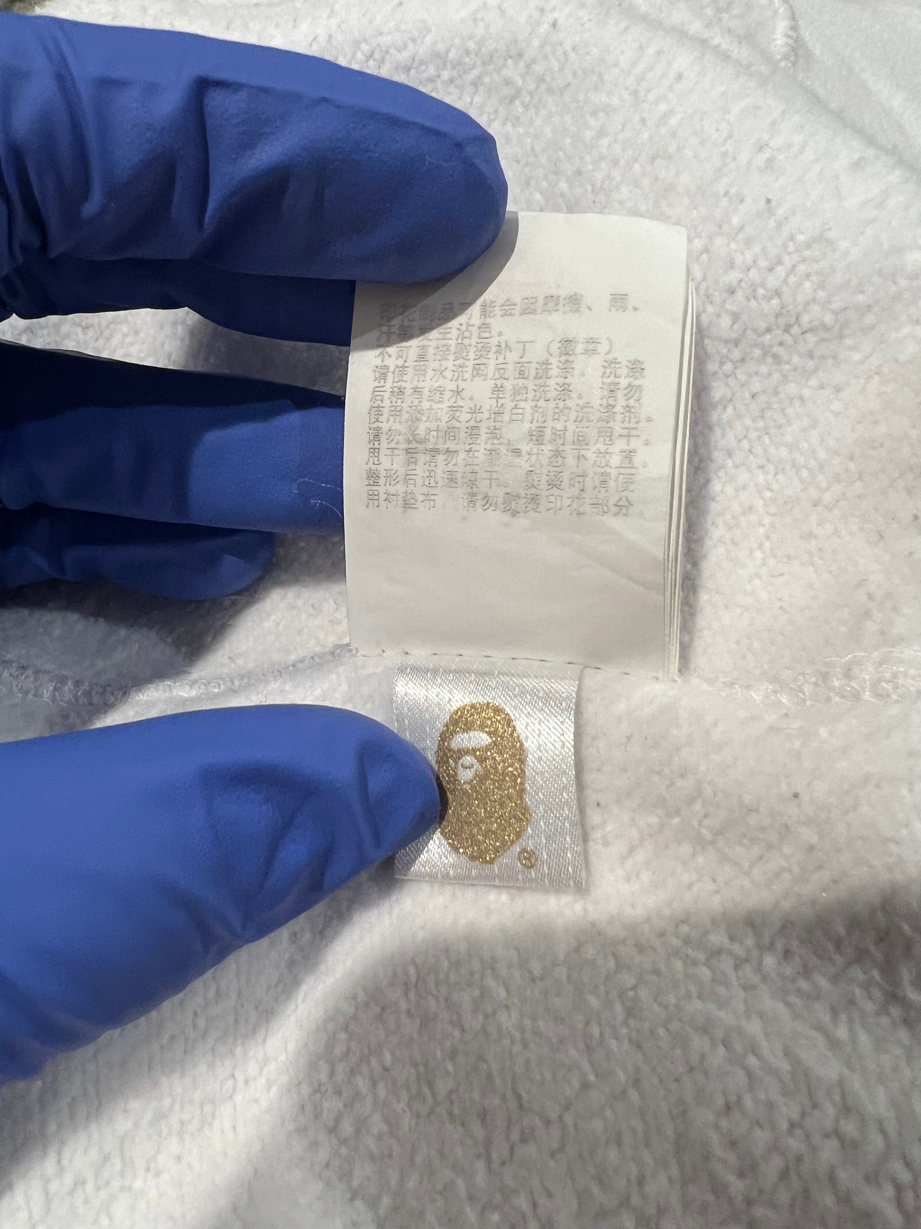 White Glow In The Dark City Camo Full Zip Up Panda Shark Hoodie