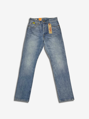 x Super Mario 501 Crop Selvedge Game Over Denim Jeans