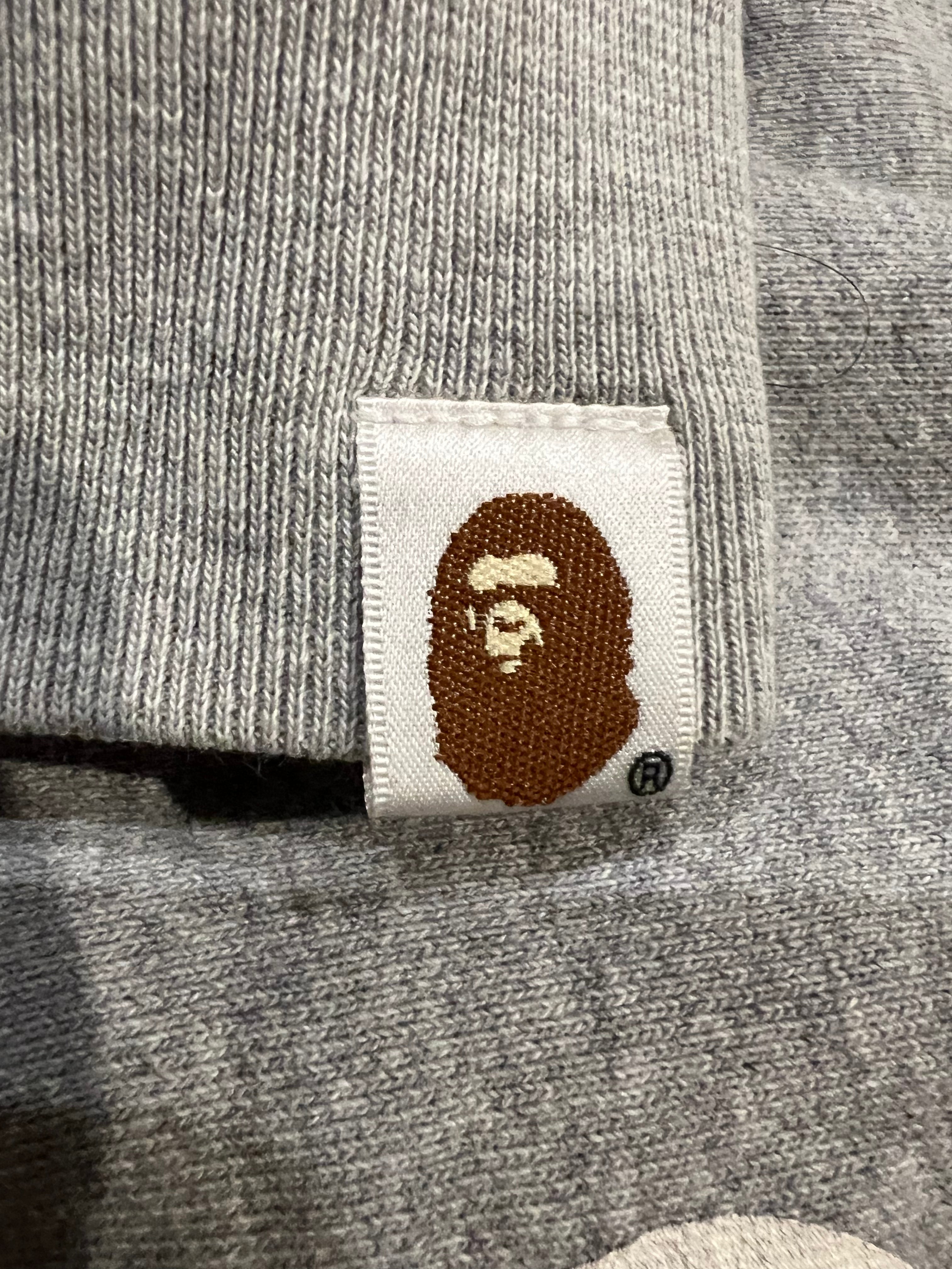 Gray Beijing Store Exclusive Camo Full Zip Up Shark Hoodie