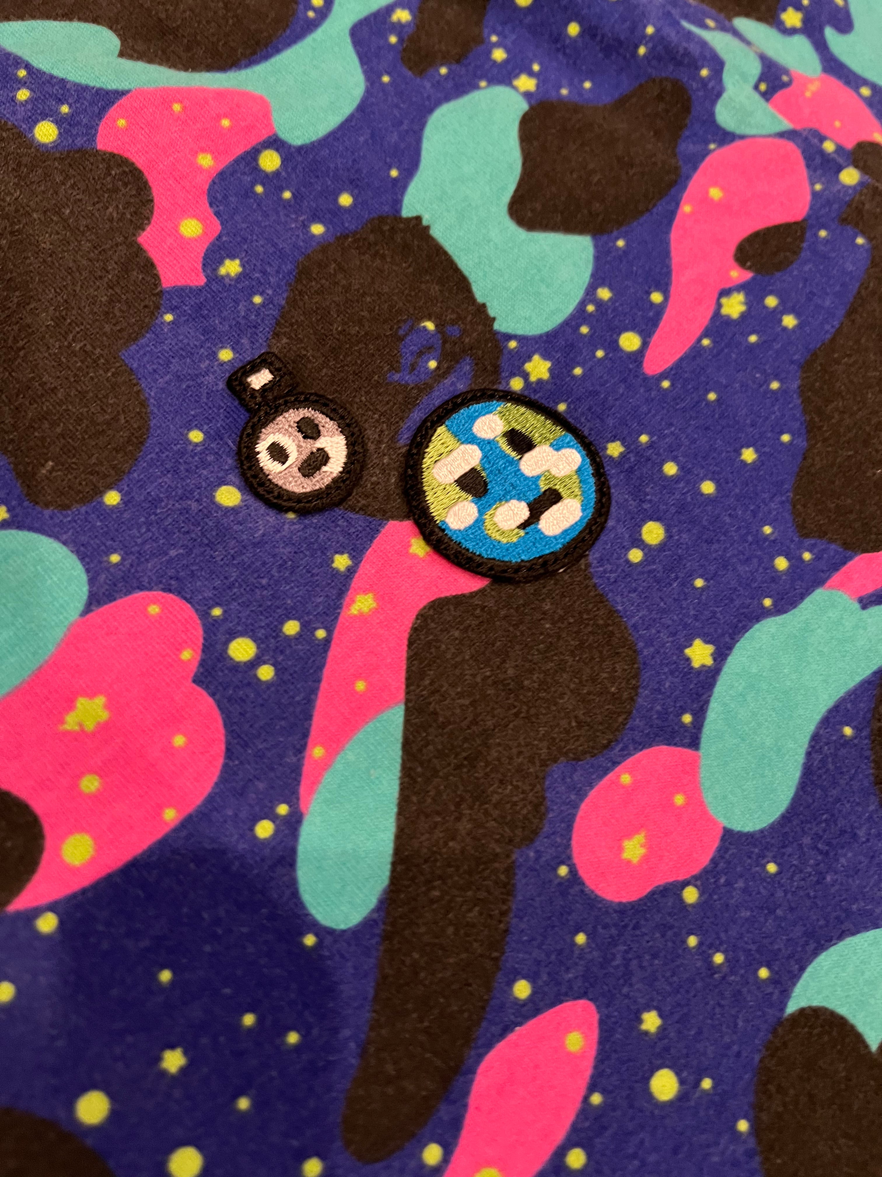 x Kid Cudi Blue Moon Man Space Camo T-Shirt
