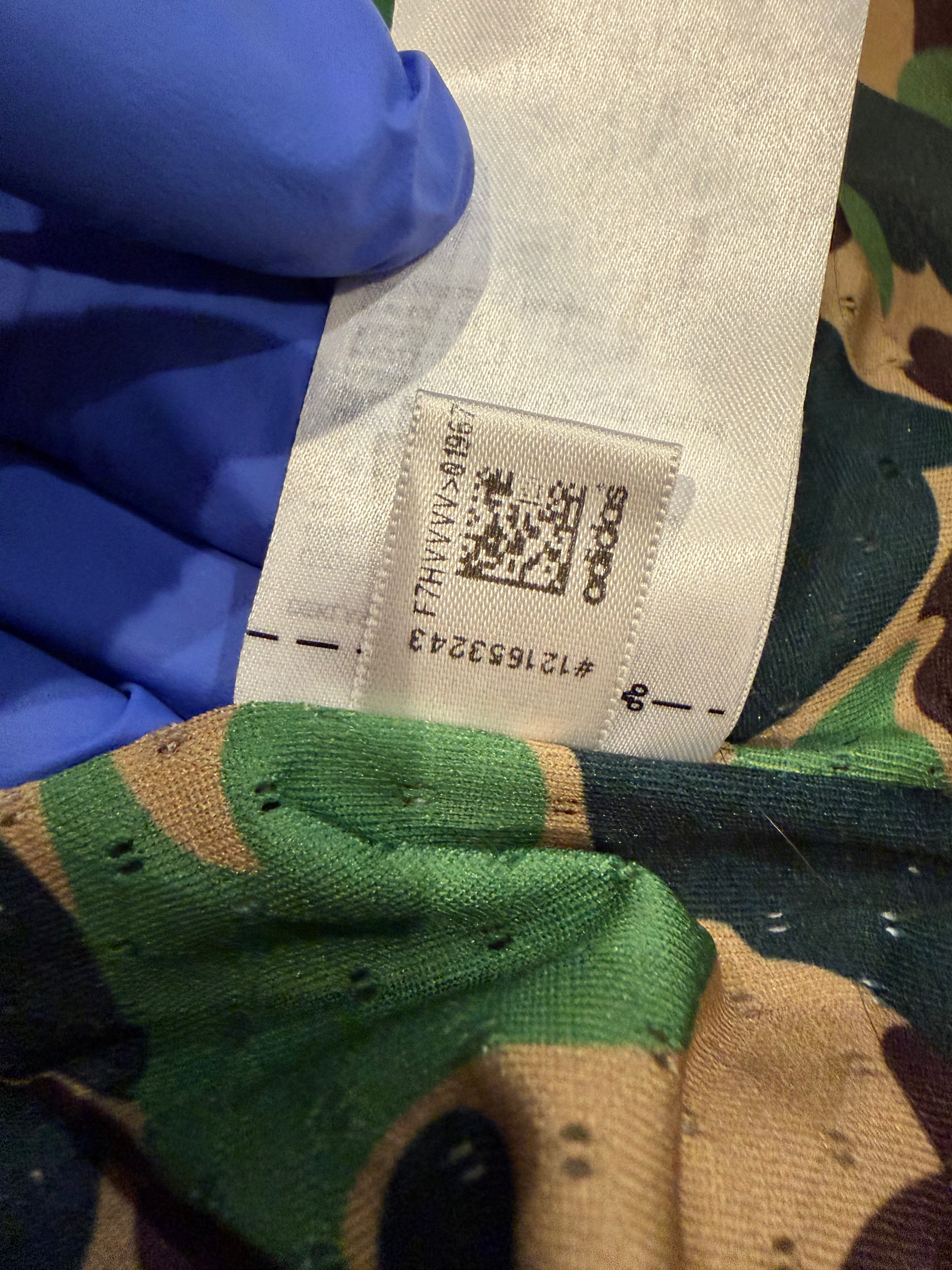 x Adidas Green Camo Full Zip Up Shark Hoodie