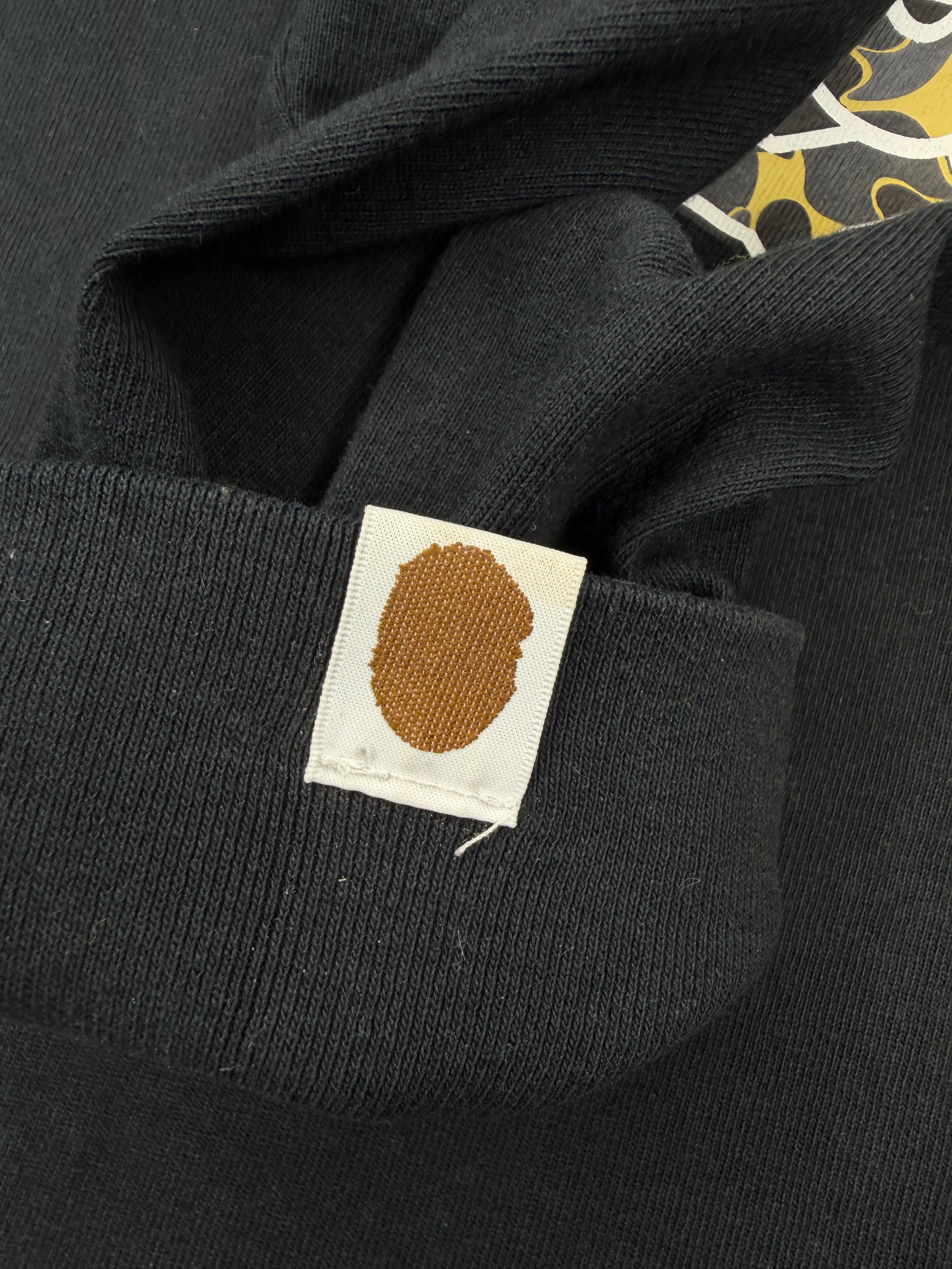 x Tom & Jerry Black Footprints Long Sleeve T-Shirt