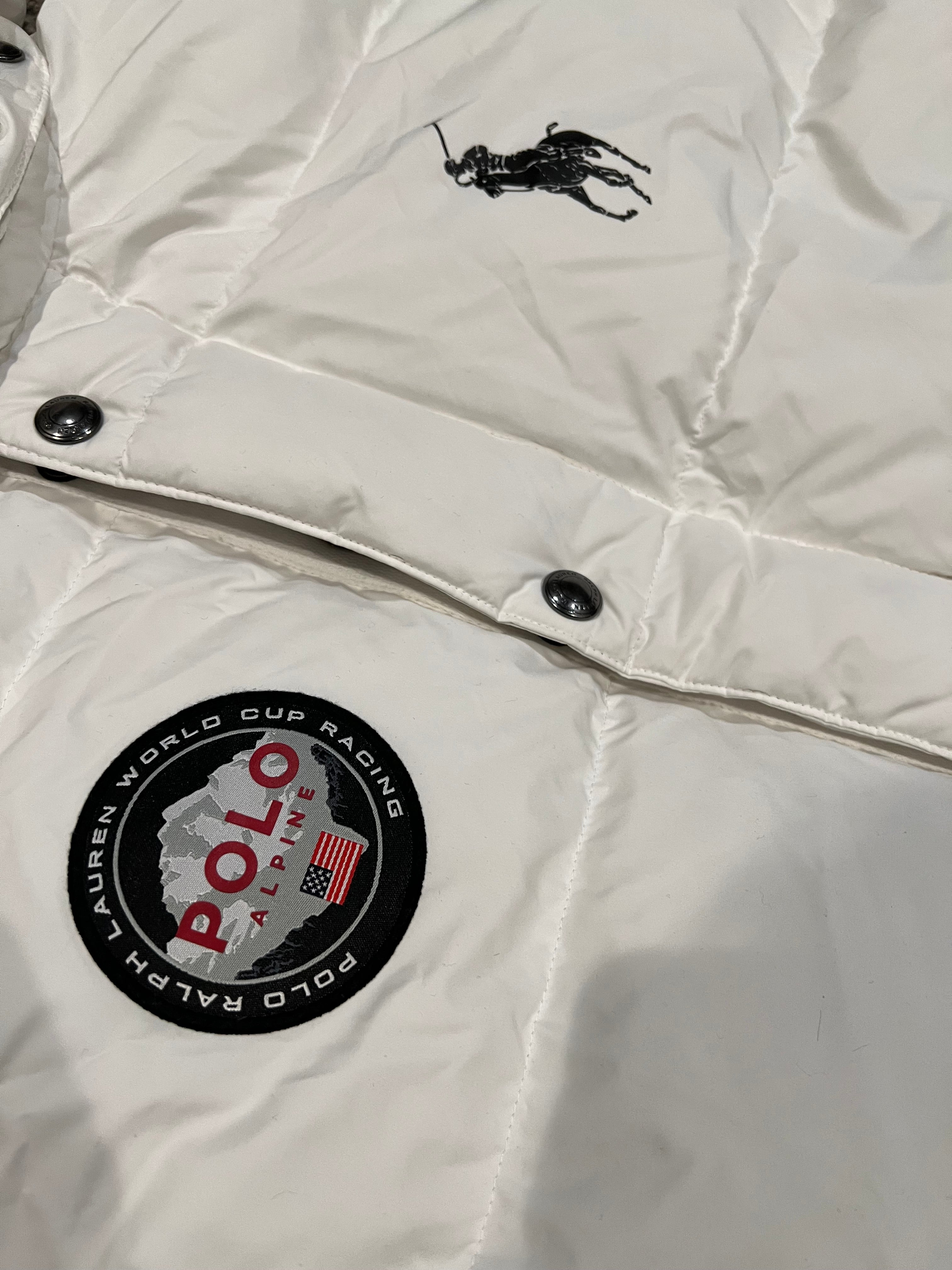 White Ski Alpine Puffer Jacket