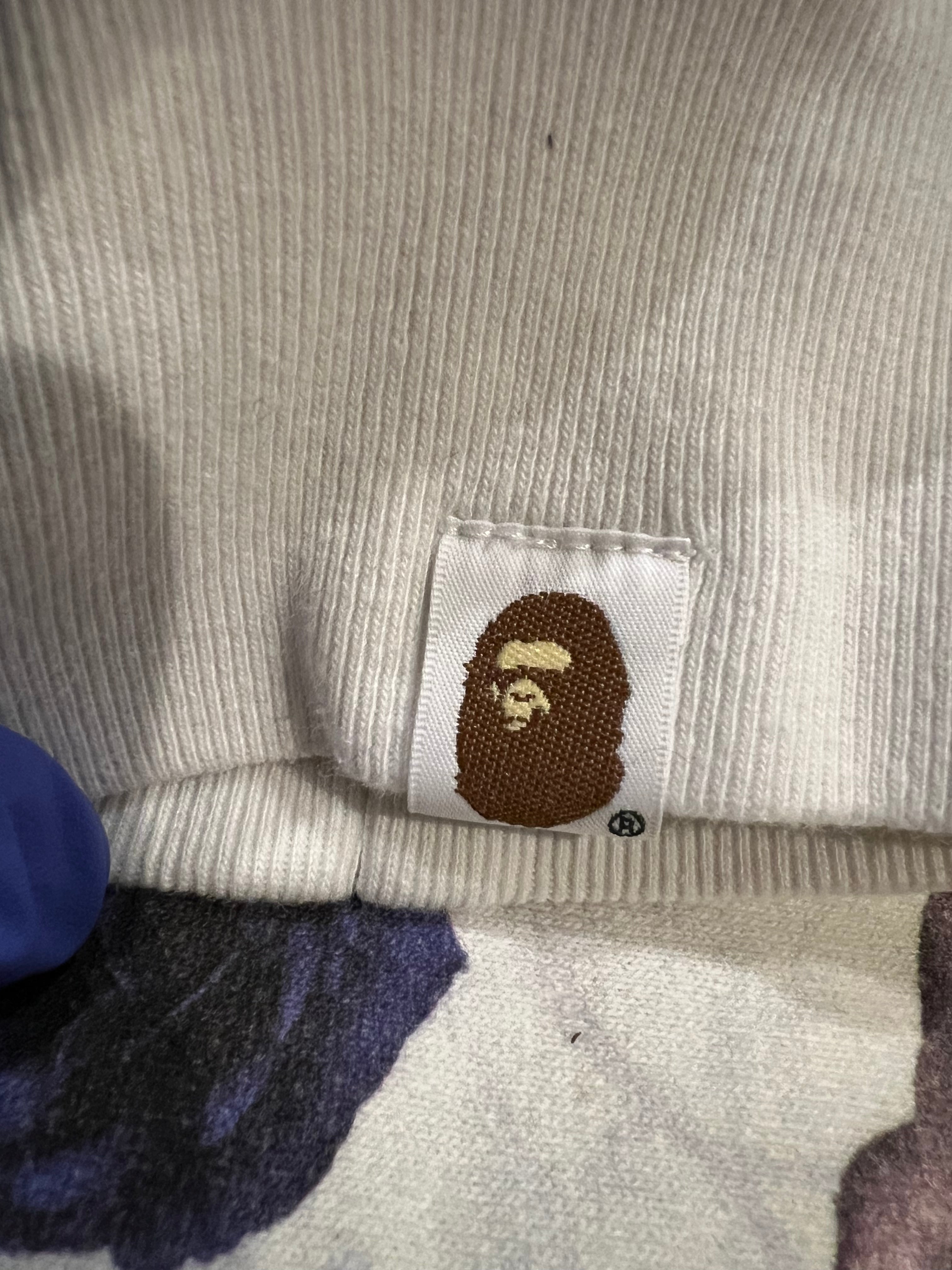 White Flower Print Full Zip Up Shark Hoodie