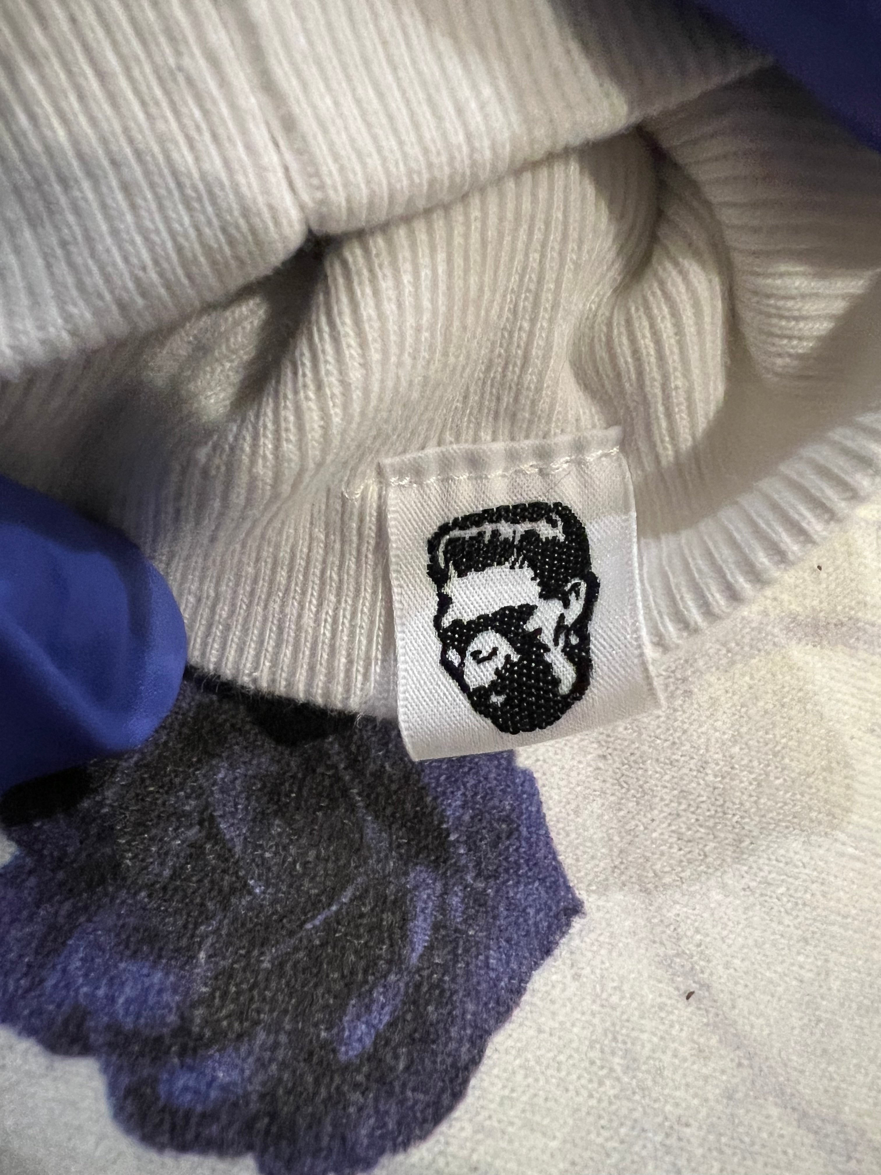 White Flower Print Full Zip Up Shark Hoodie