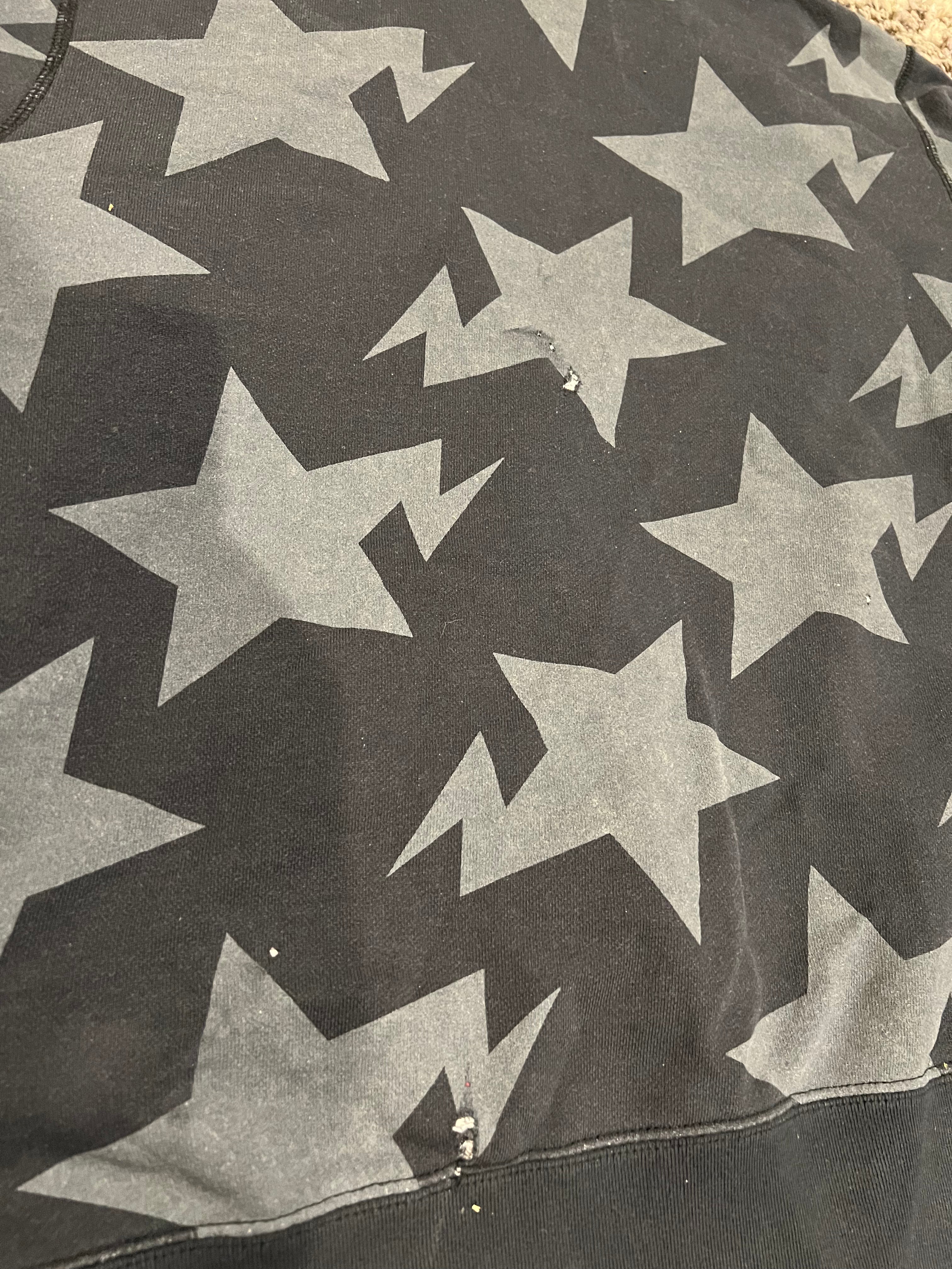 Pantalones de cuero con parche de cruz del cementerio, color negro 18 