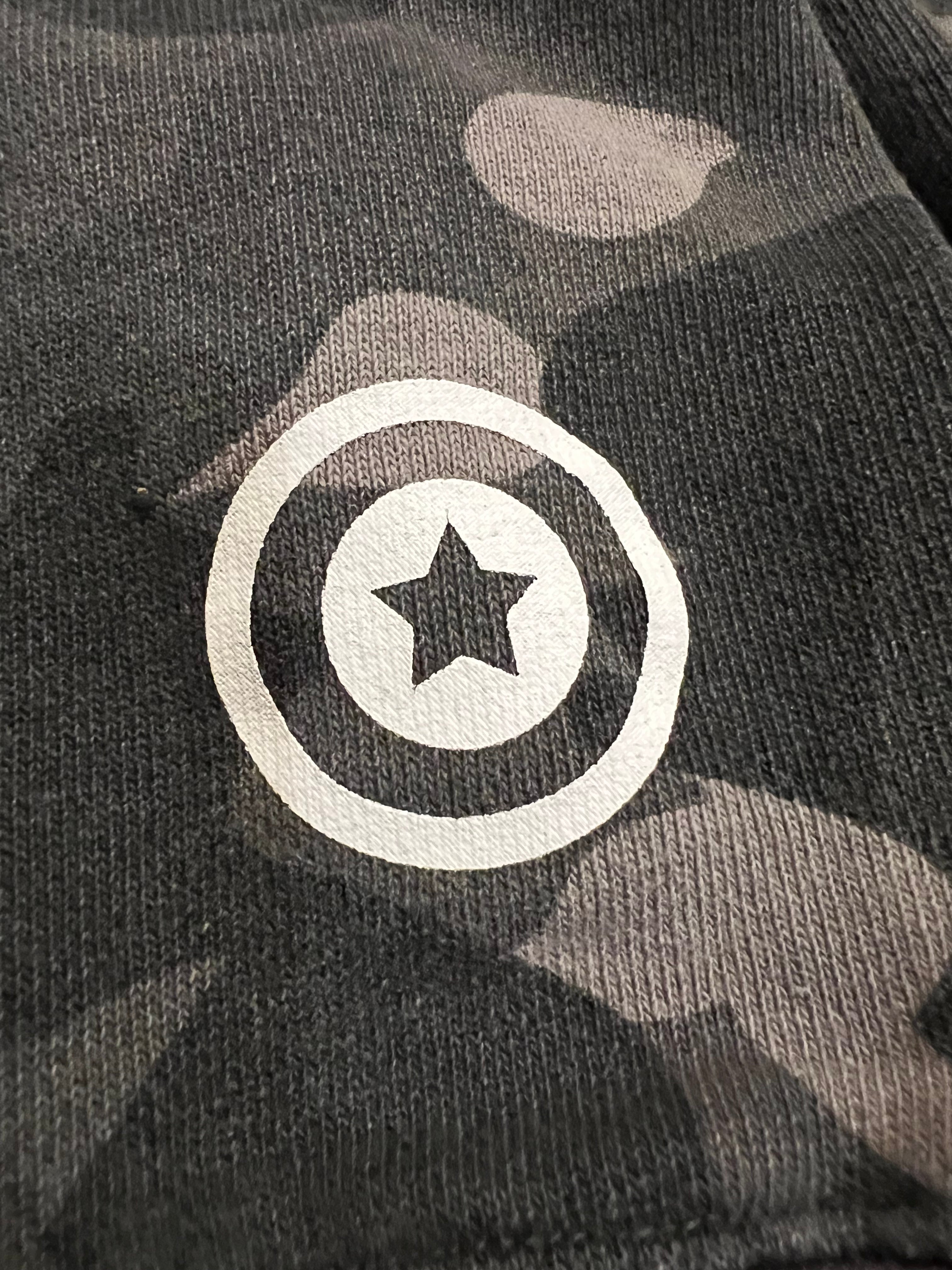 Black Double Purple Camo Tiger Shark Full Zip Up Shark Hoodie