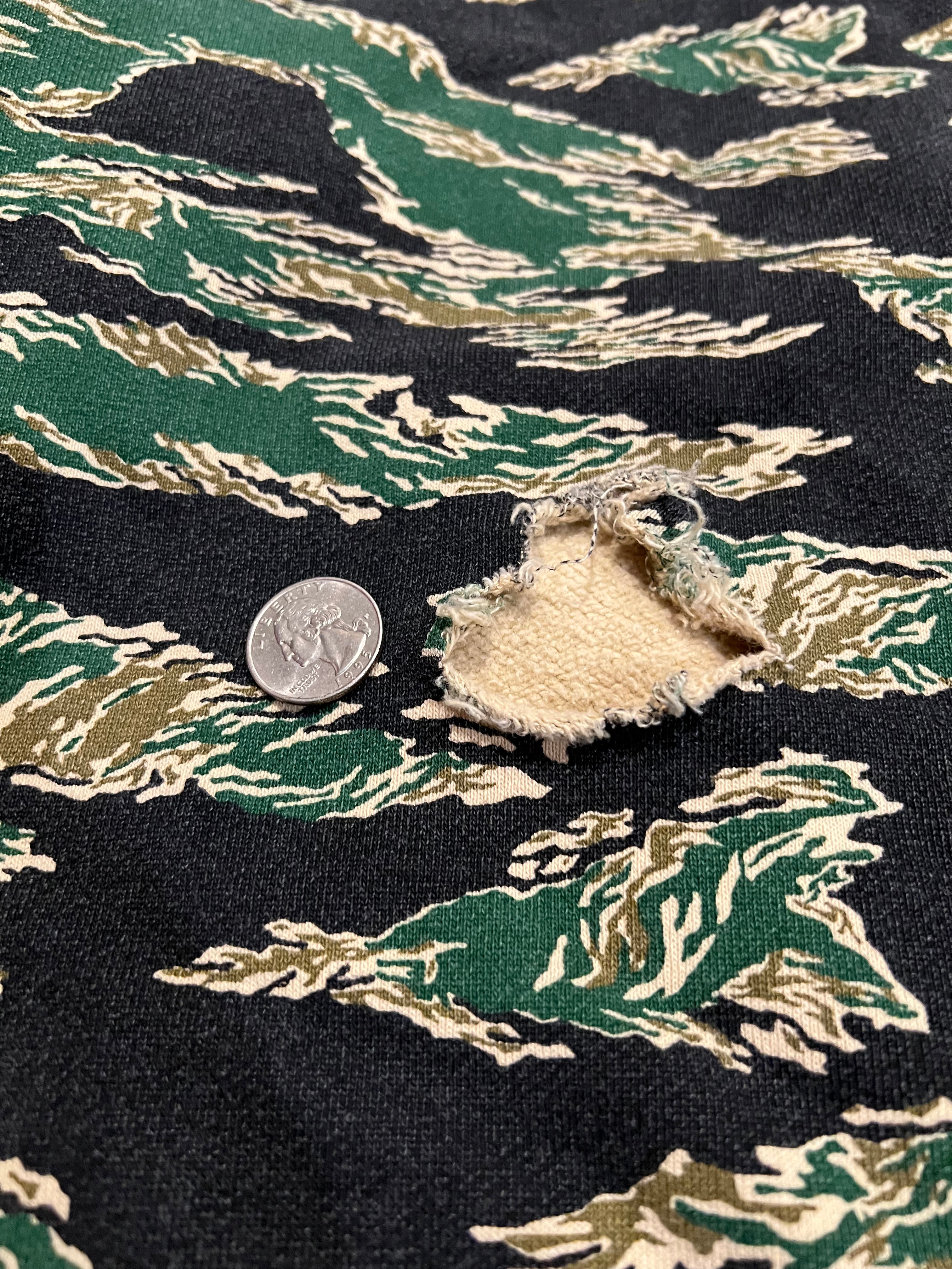 Green URSUS Forest Camo Full Zip Up Shark Hoodie