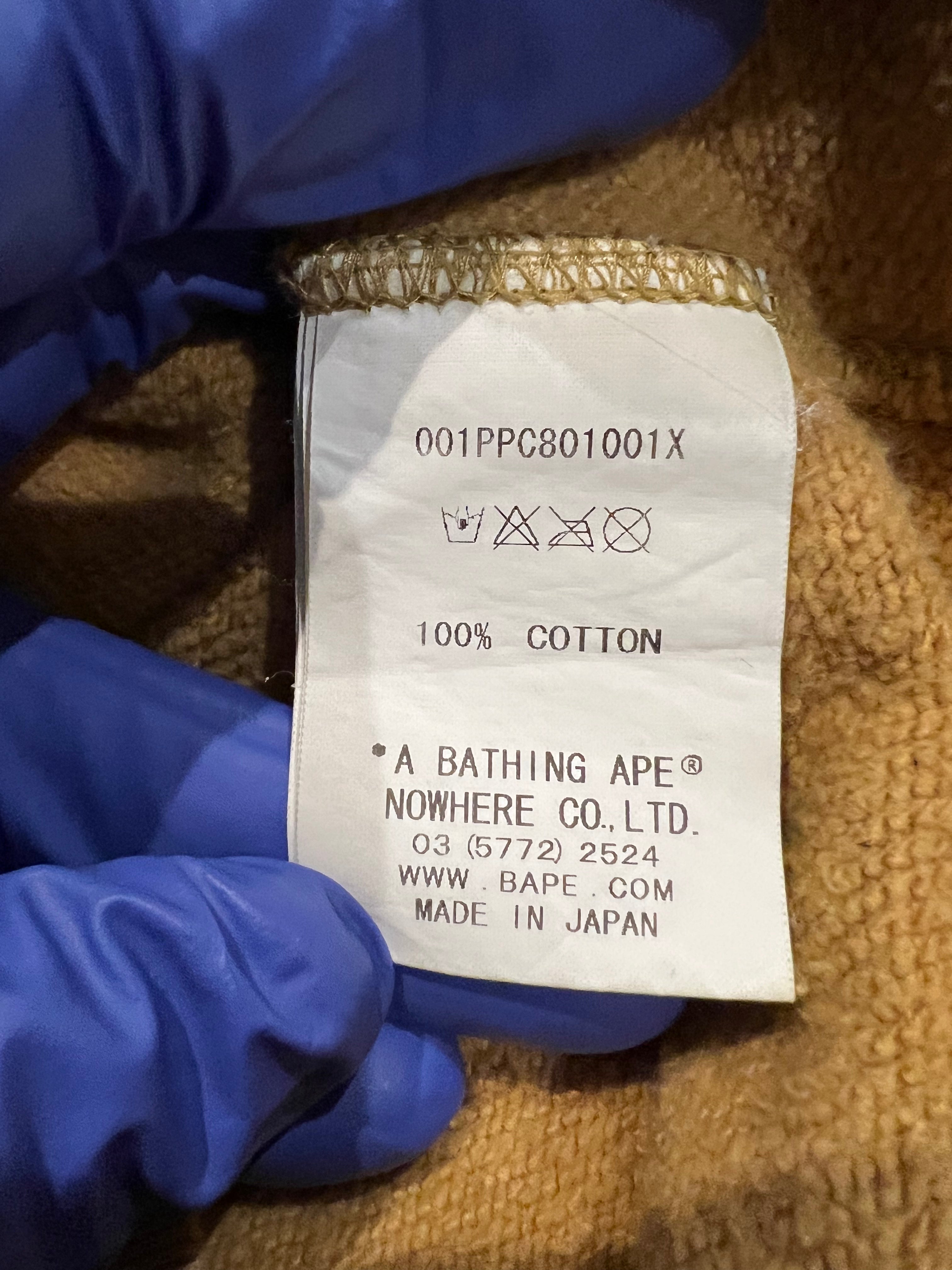 Yellow First Camo Swarovski Spellout Pullover Hoodie