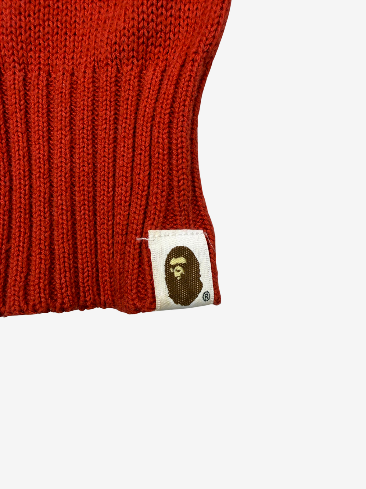 Red Knitted Full Zip Up Shark Hoodie