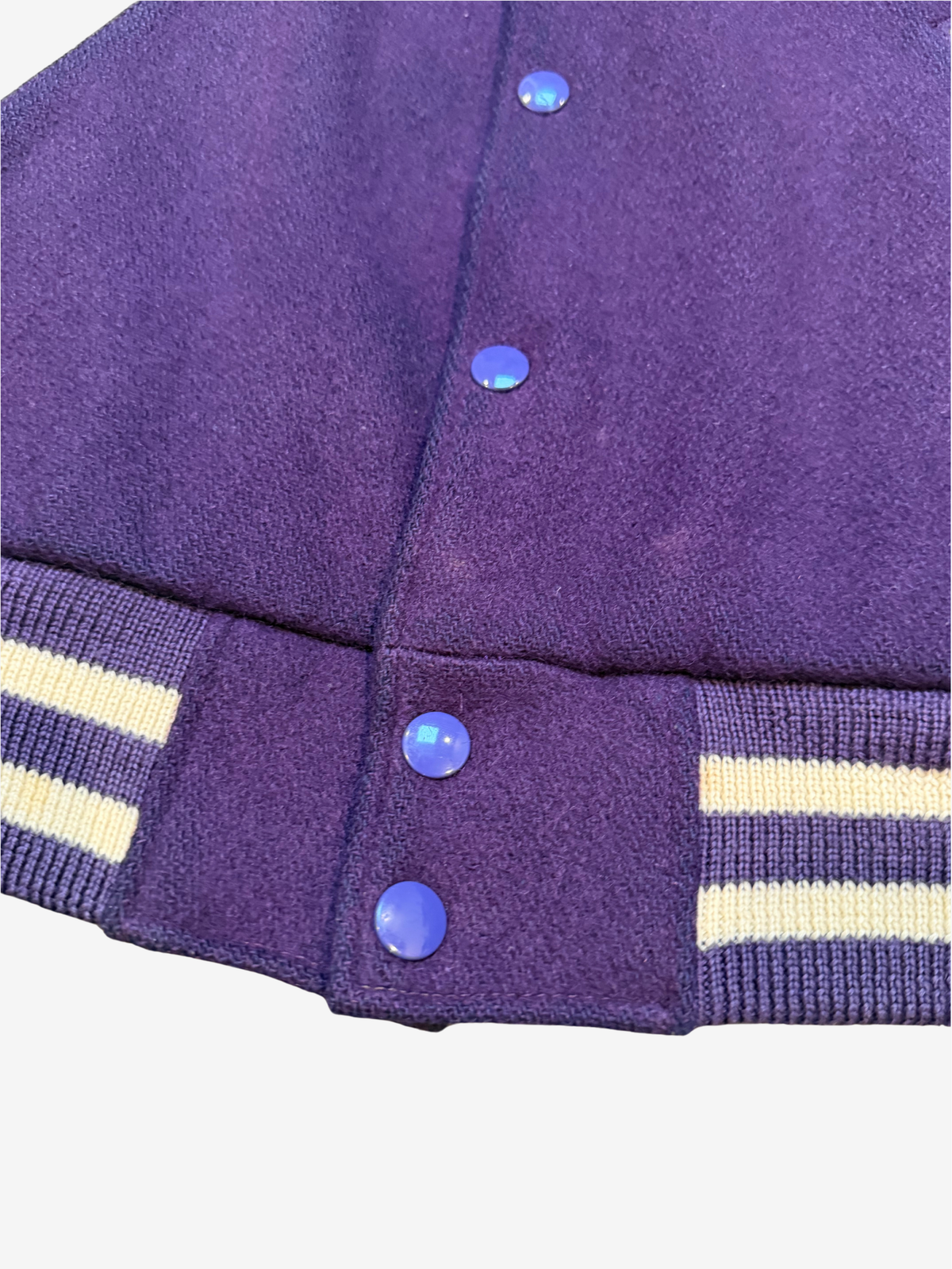 x Undercover Purple 2009 Last Orgy 2 Leather Varsity Jacket