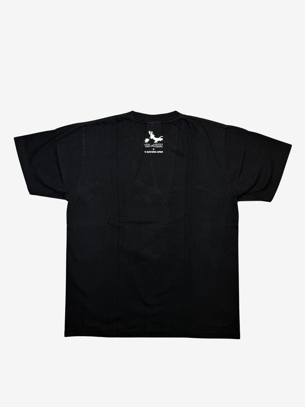 x Tom & Jerry Black Cheese Ape Head T-Shirt