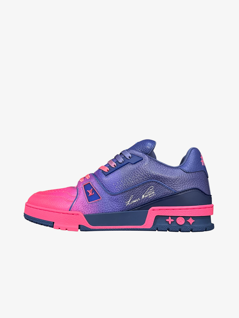 Louis Vuitton Purple Pink Fade Trainer Sneaker