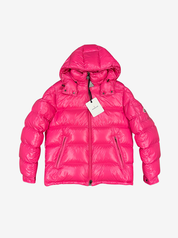 Moncler Pink Maya Short Down Jacket