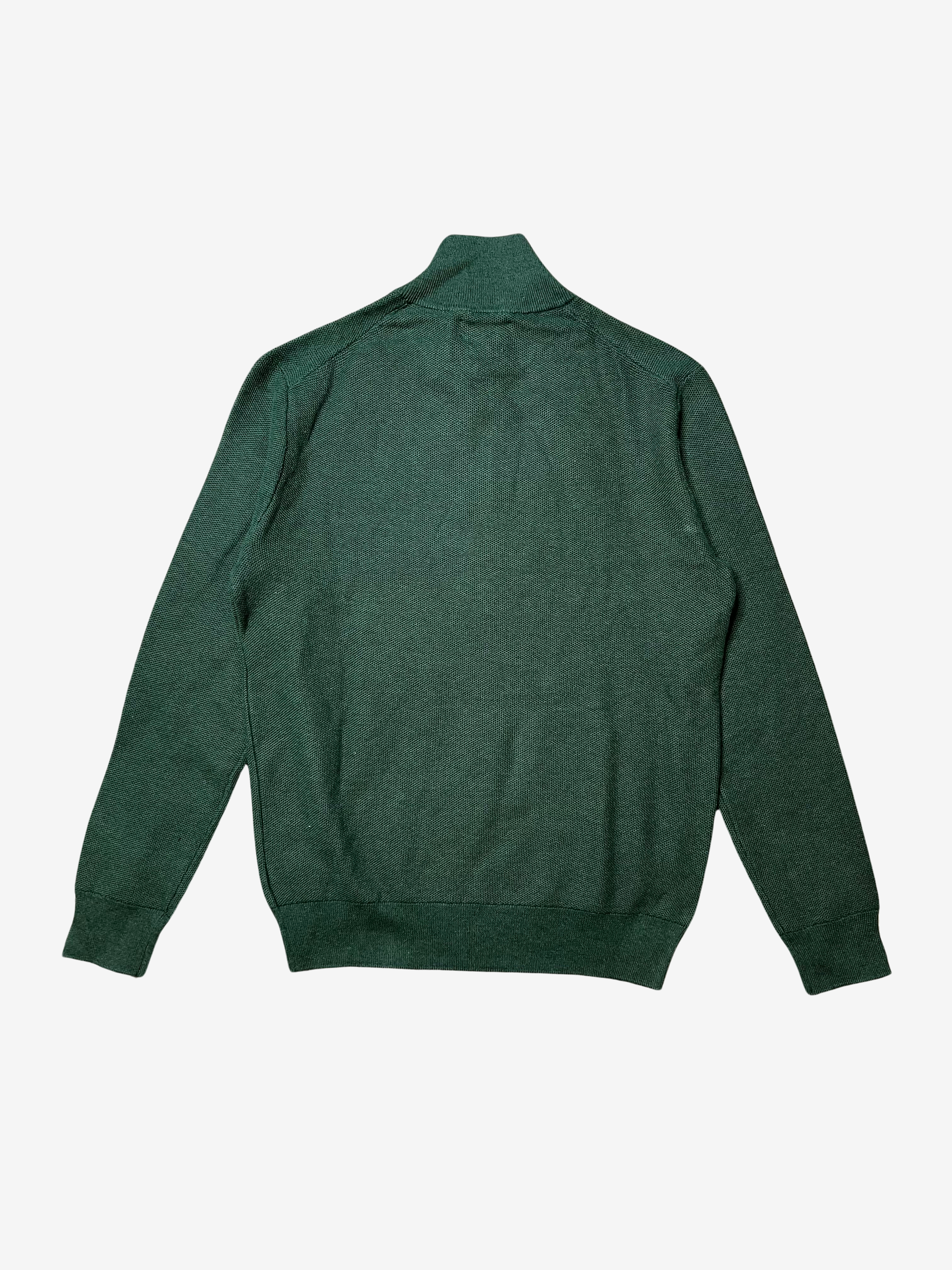 Green Pony Half Zip Sweater