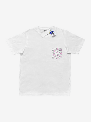 x Uniqlo White BFF Pocket T-Shirt