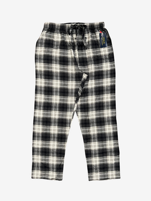 Black and White Plaid Pajama Pant